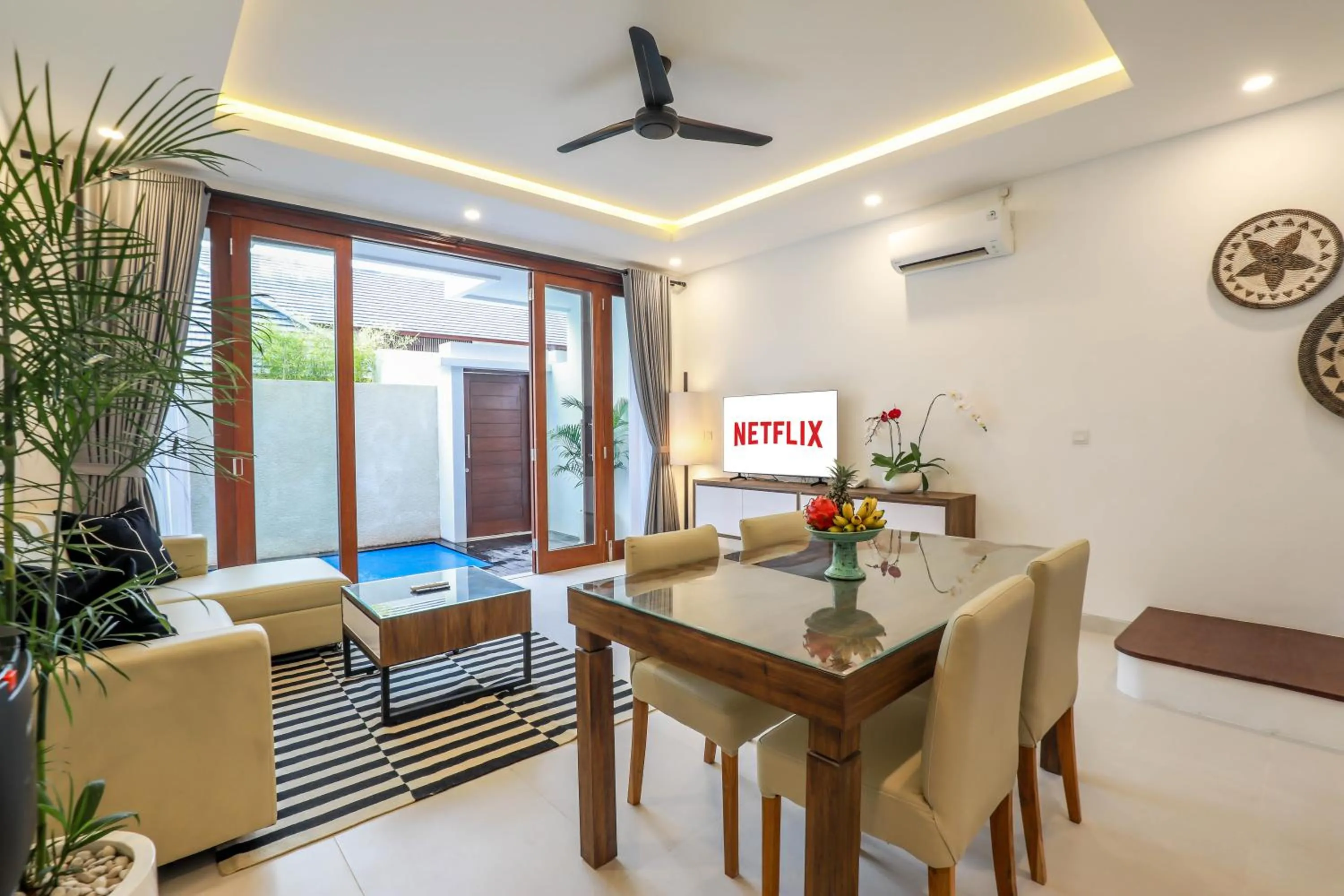 Living room in Vienna Villas by Great Bali Villas