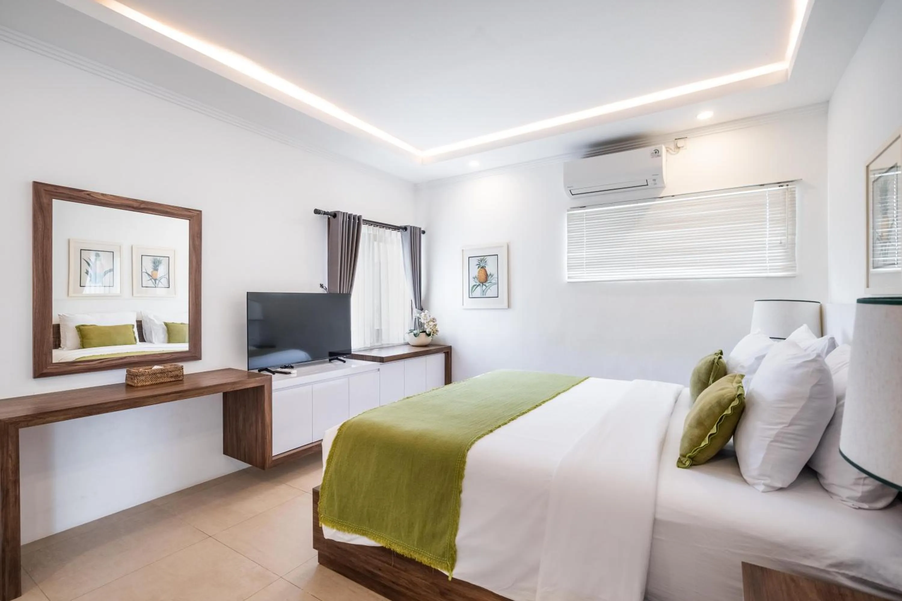 Bedroom, Bed in Vienna Villas by Great Bali Villas