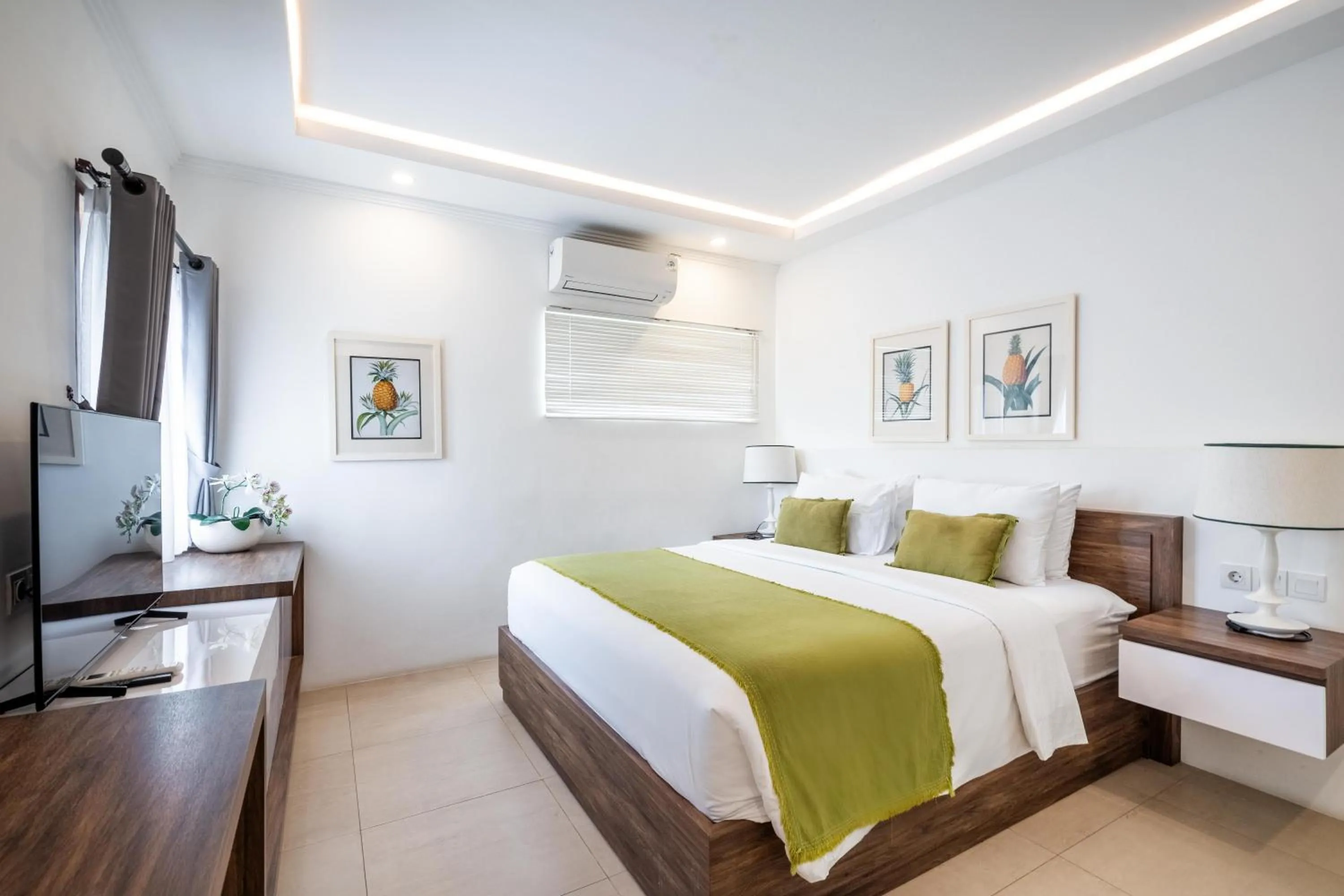 Bedroom, Bed in Vienna Villas by Great Bali Villas