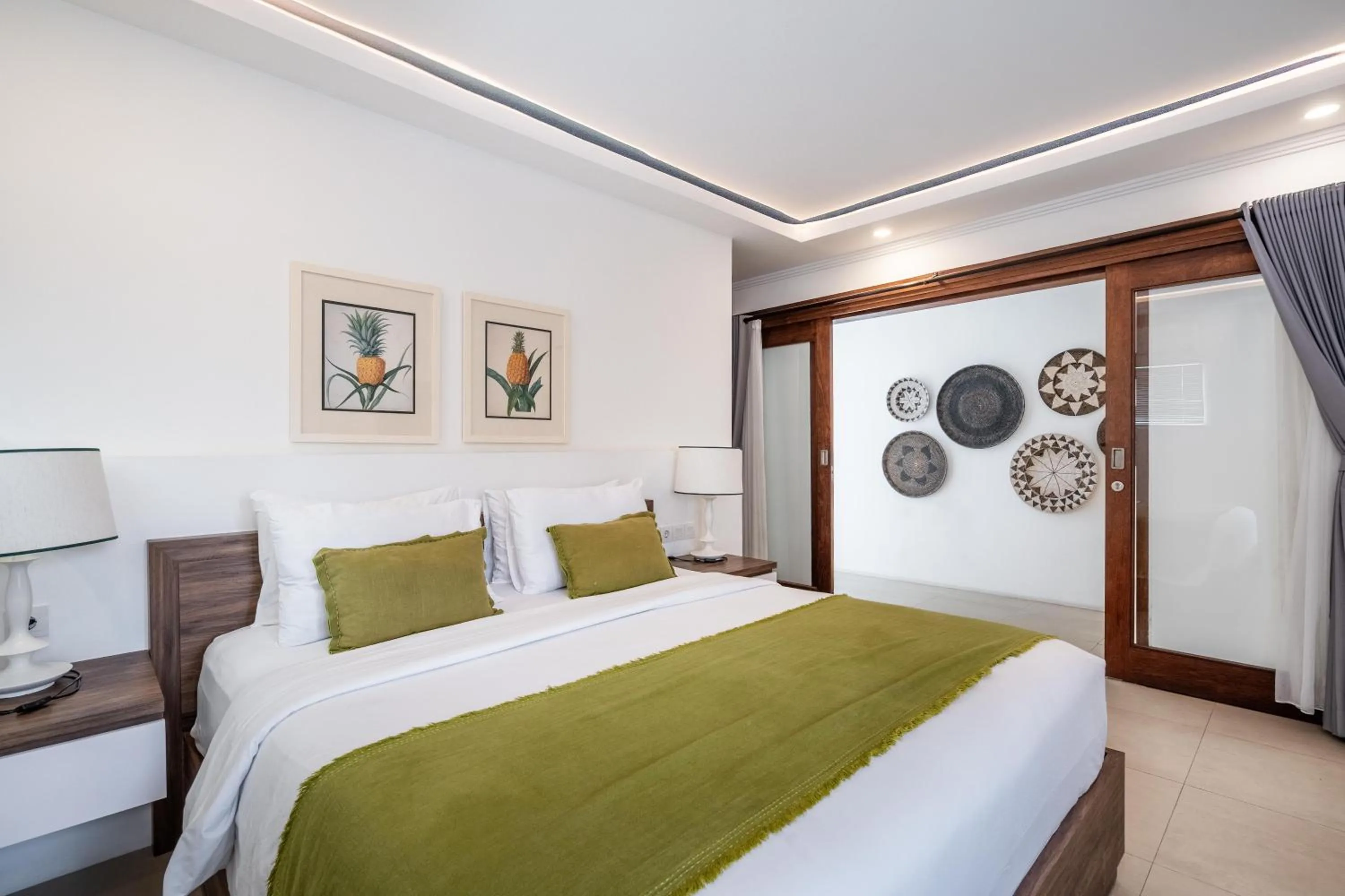 Bedroom, Bed in Vienna Villas by Great Bali Villas