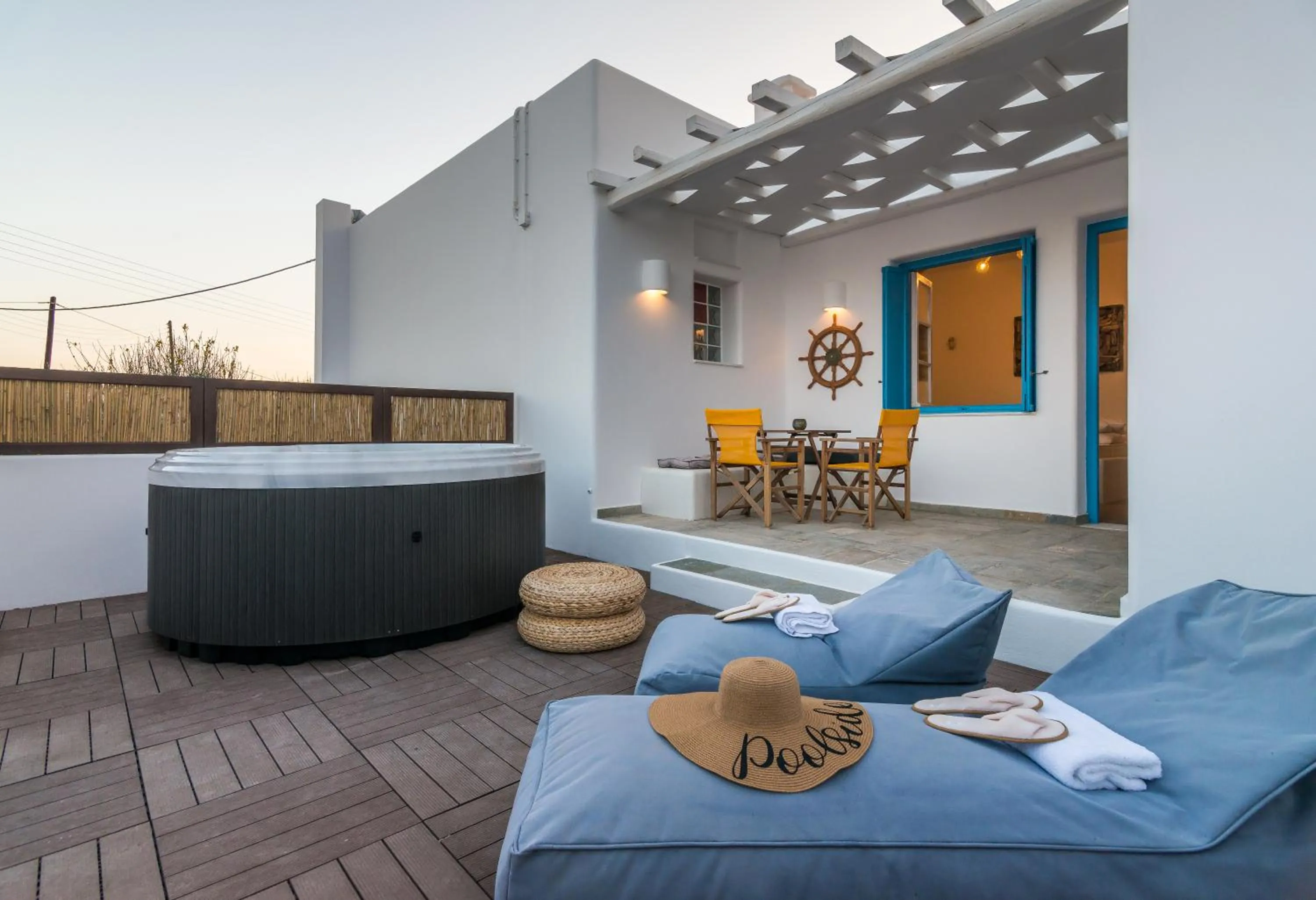 Patio in Eiriana Luxury Suites