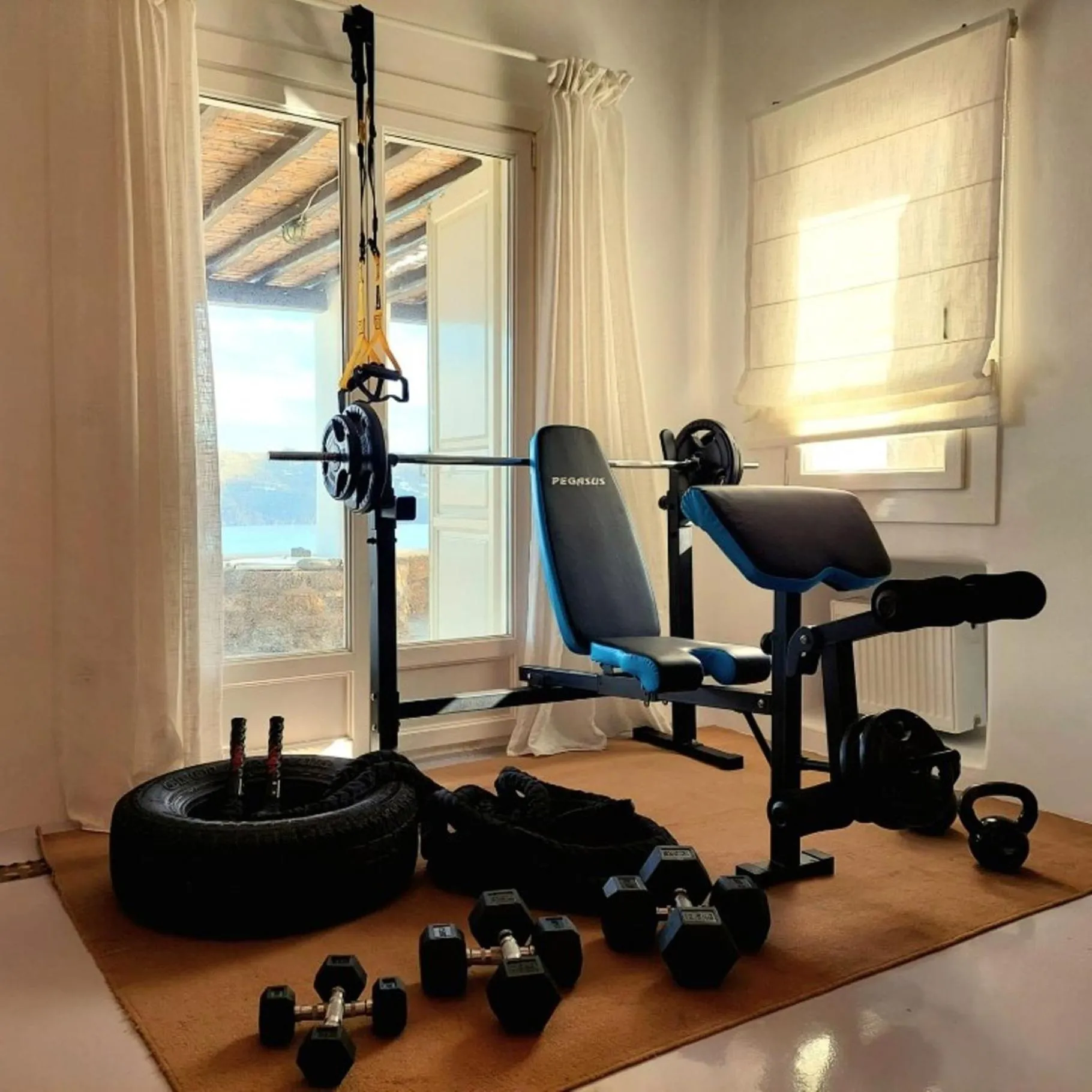 Fitness centre/facilities in Villas Kappas