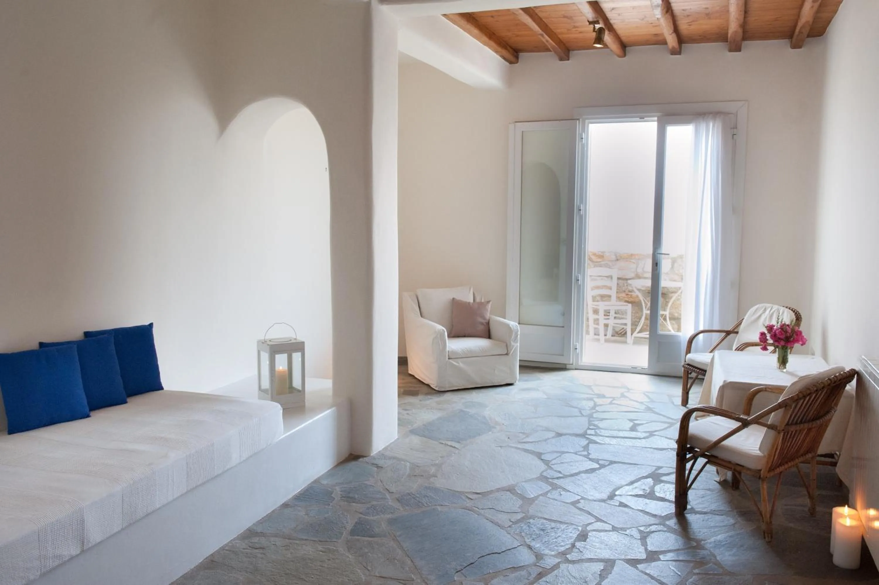 Seating area in Villas Kappas