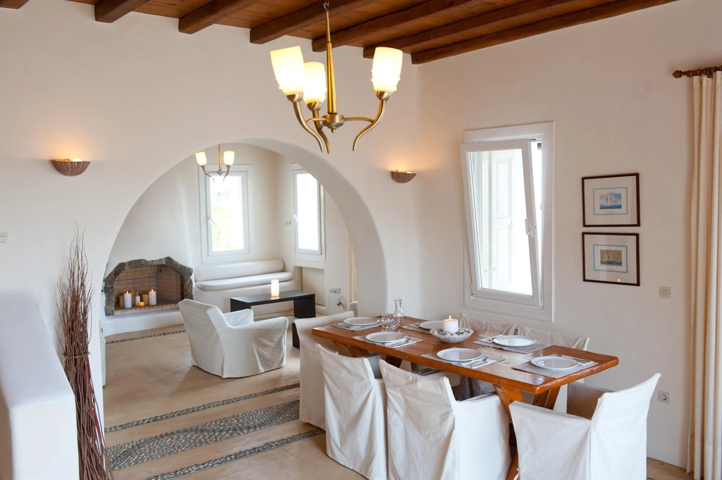 Dining area in Villas Kappas