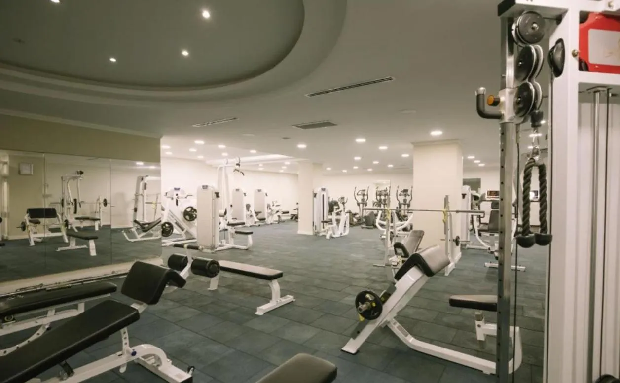 Fitness centre/facilities in Burgaz İzer Hotel