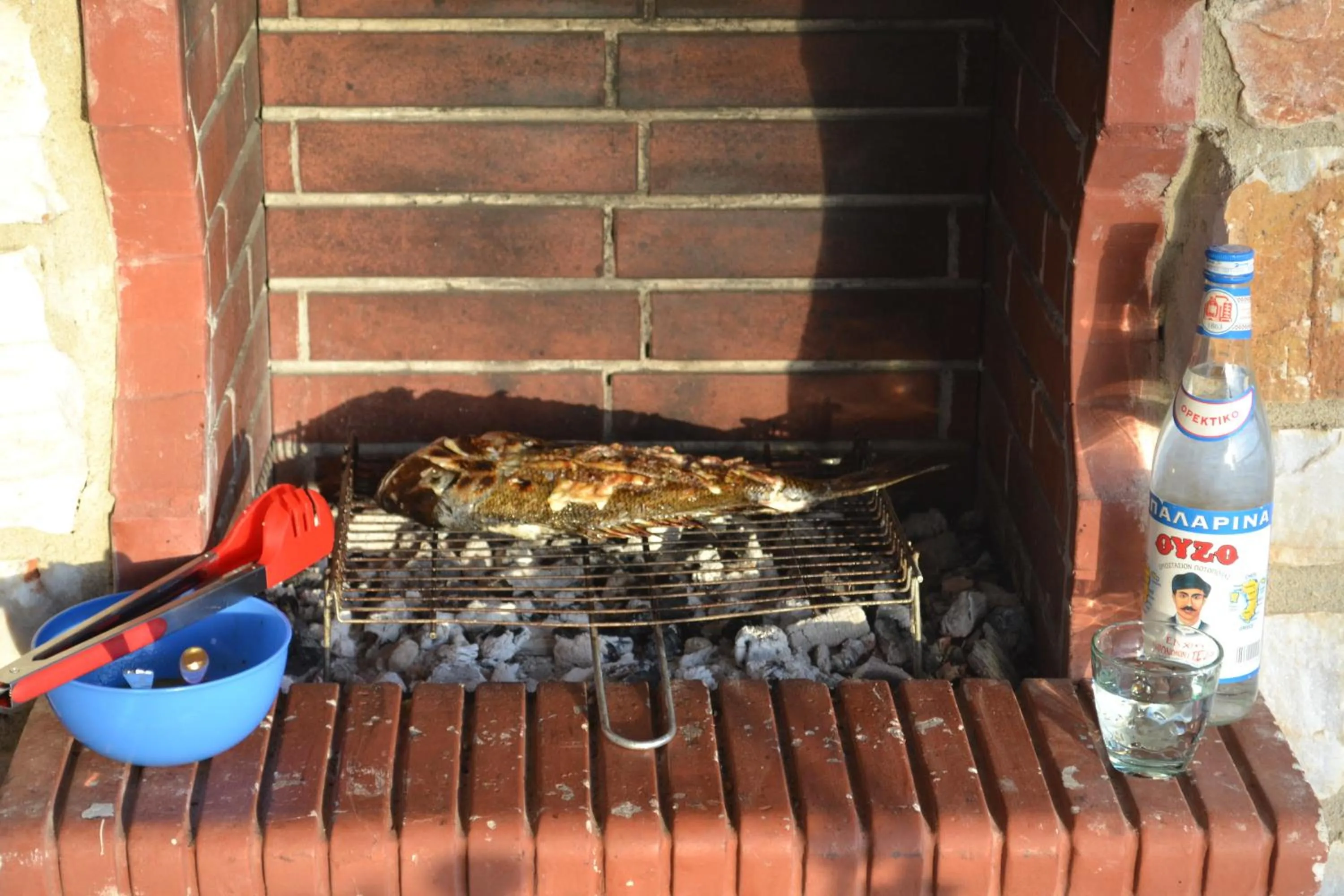 BBQ facilities in Evmorfes Villas