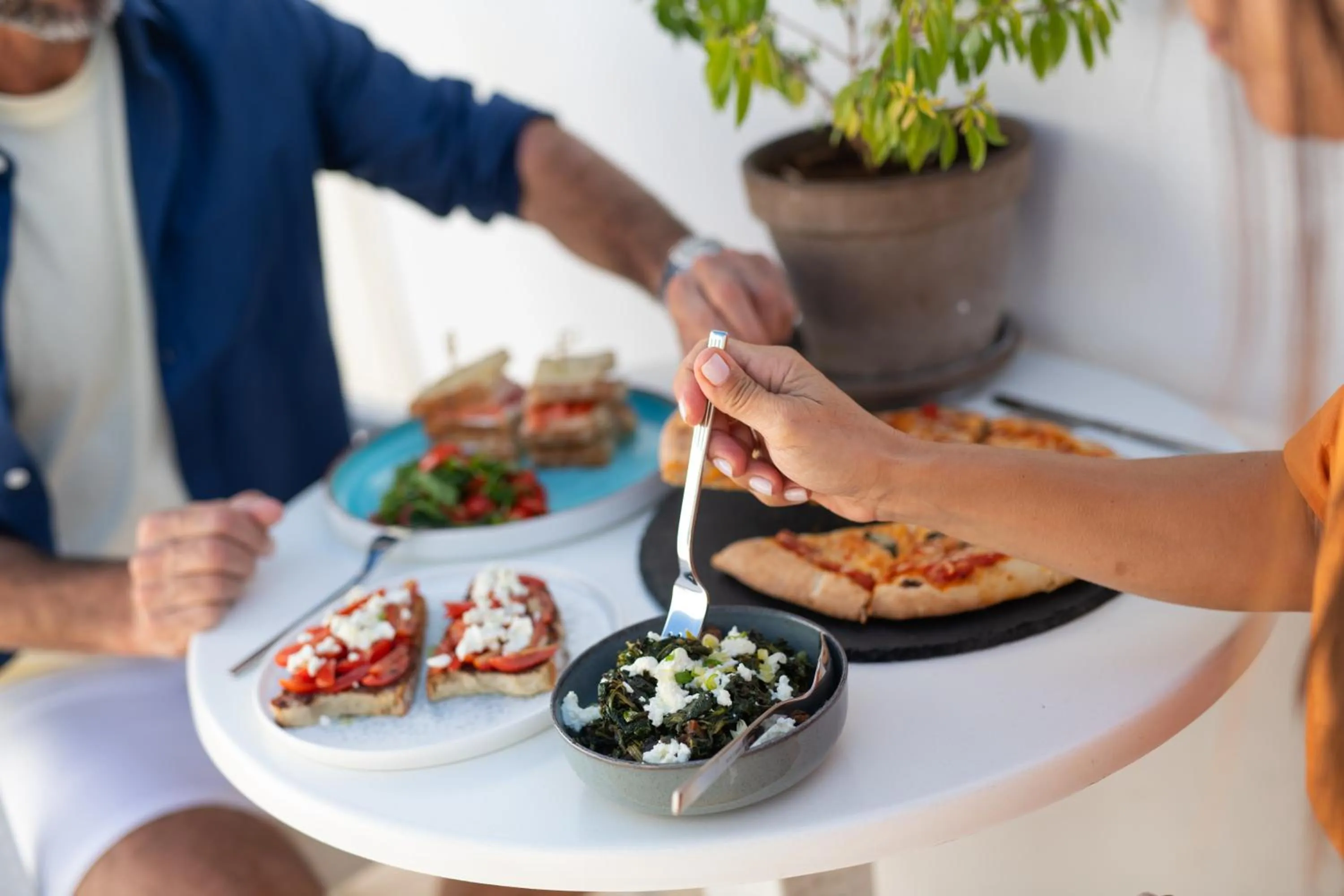 Food and drinks in Kritikakis Village Hotel