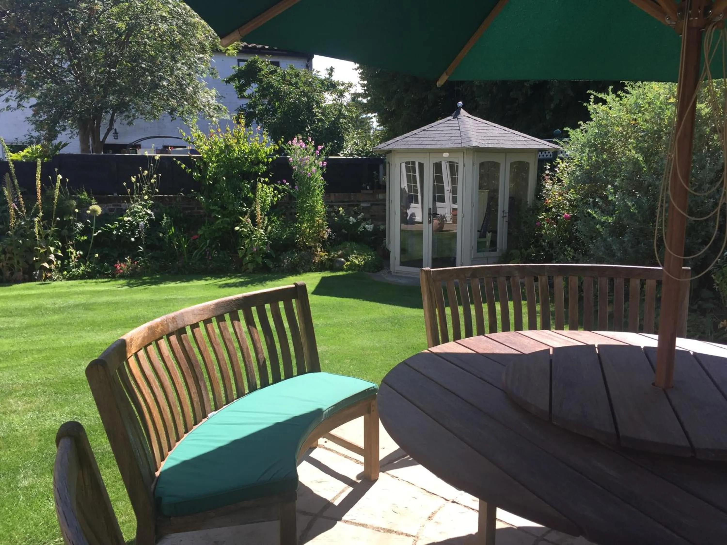 Garden in Copperfields Guest House