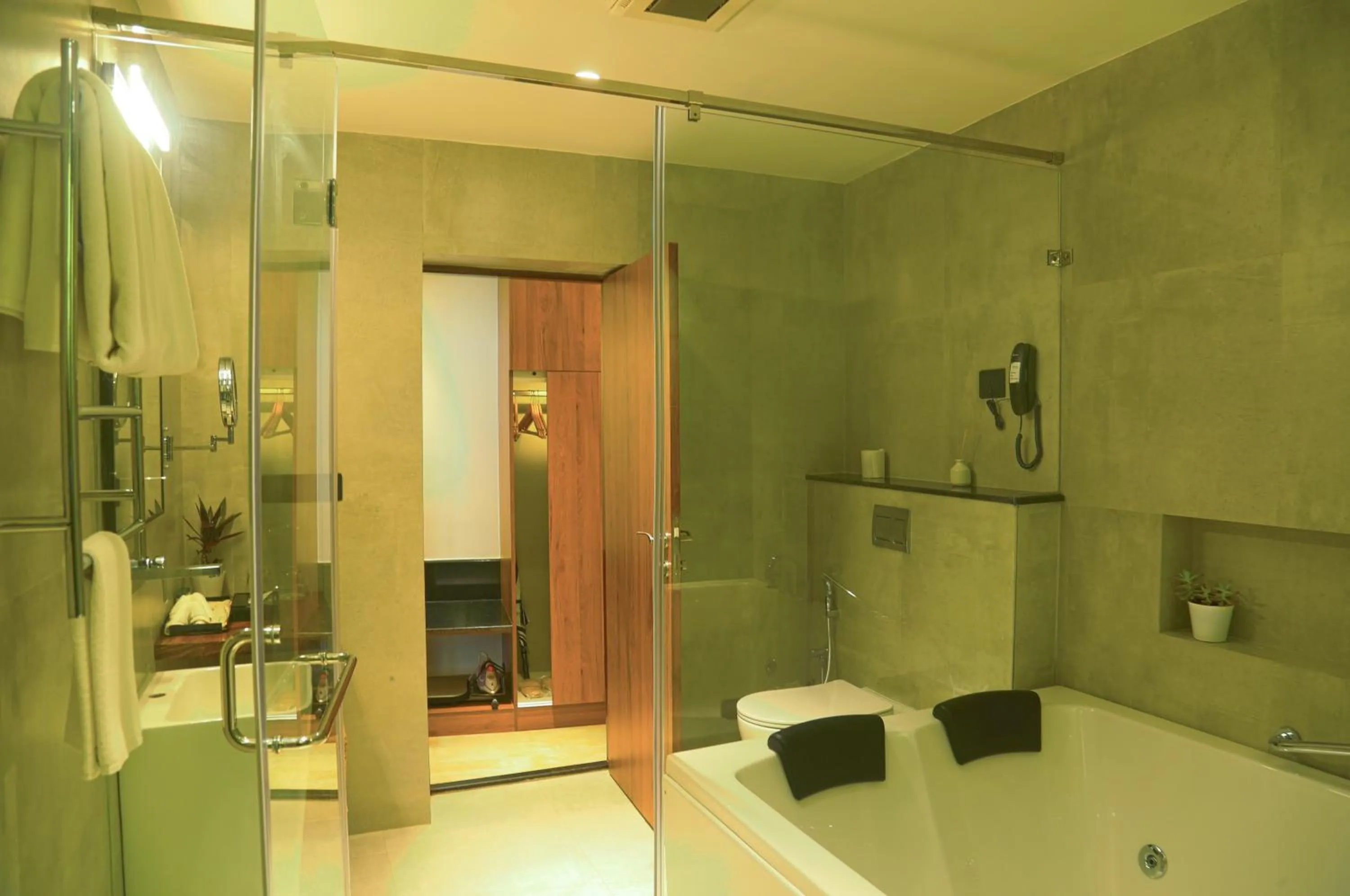 Bathroom in GReaT Trails Yercaud by GRT Hotels