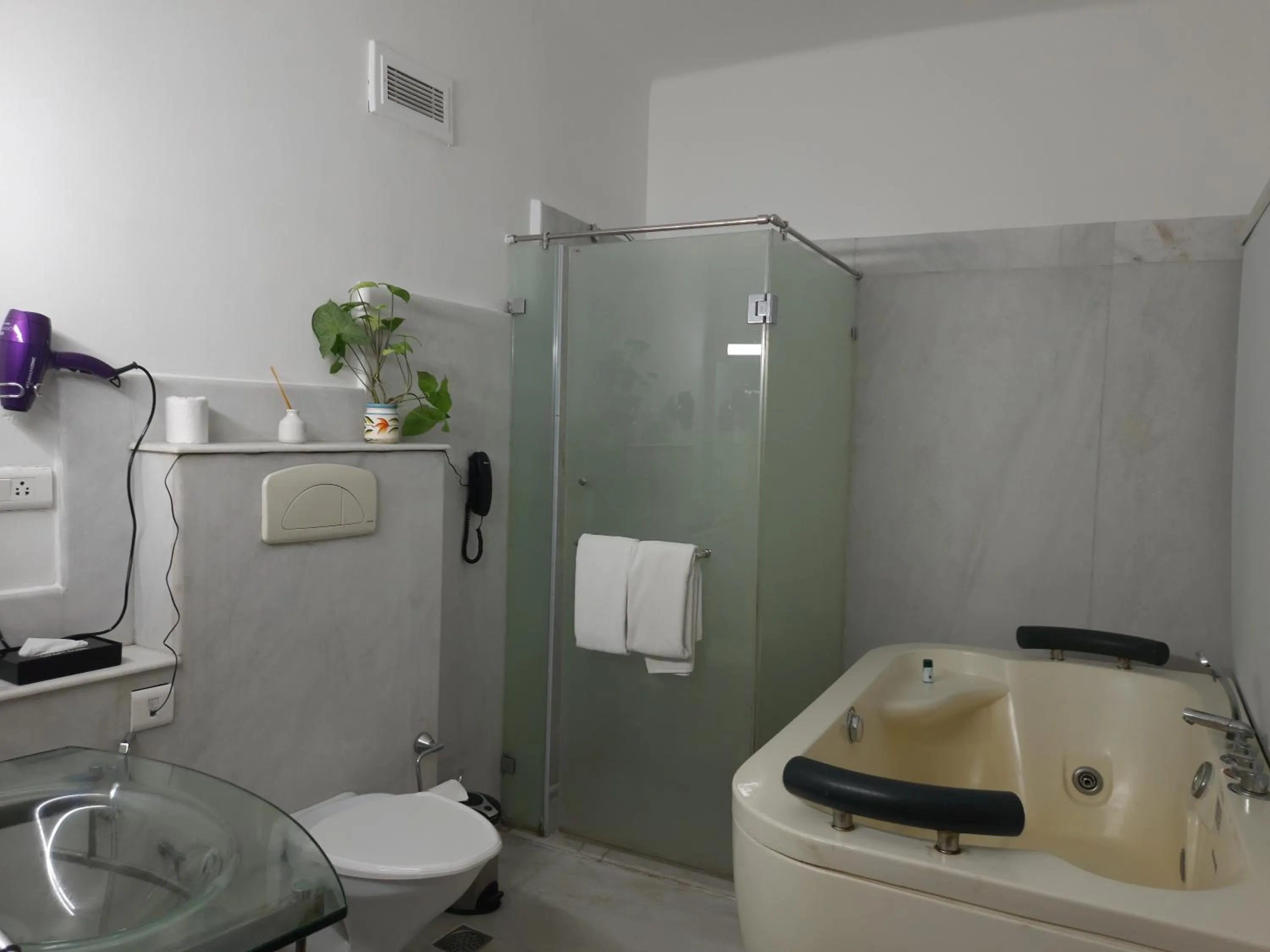 Bathroom in GReaT Trails Yercaud by GRT Hotels