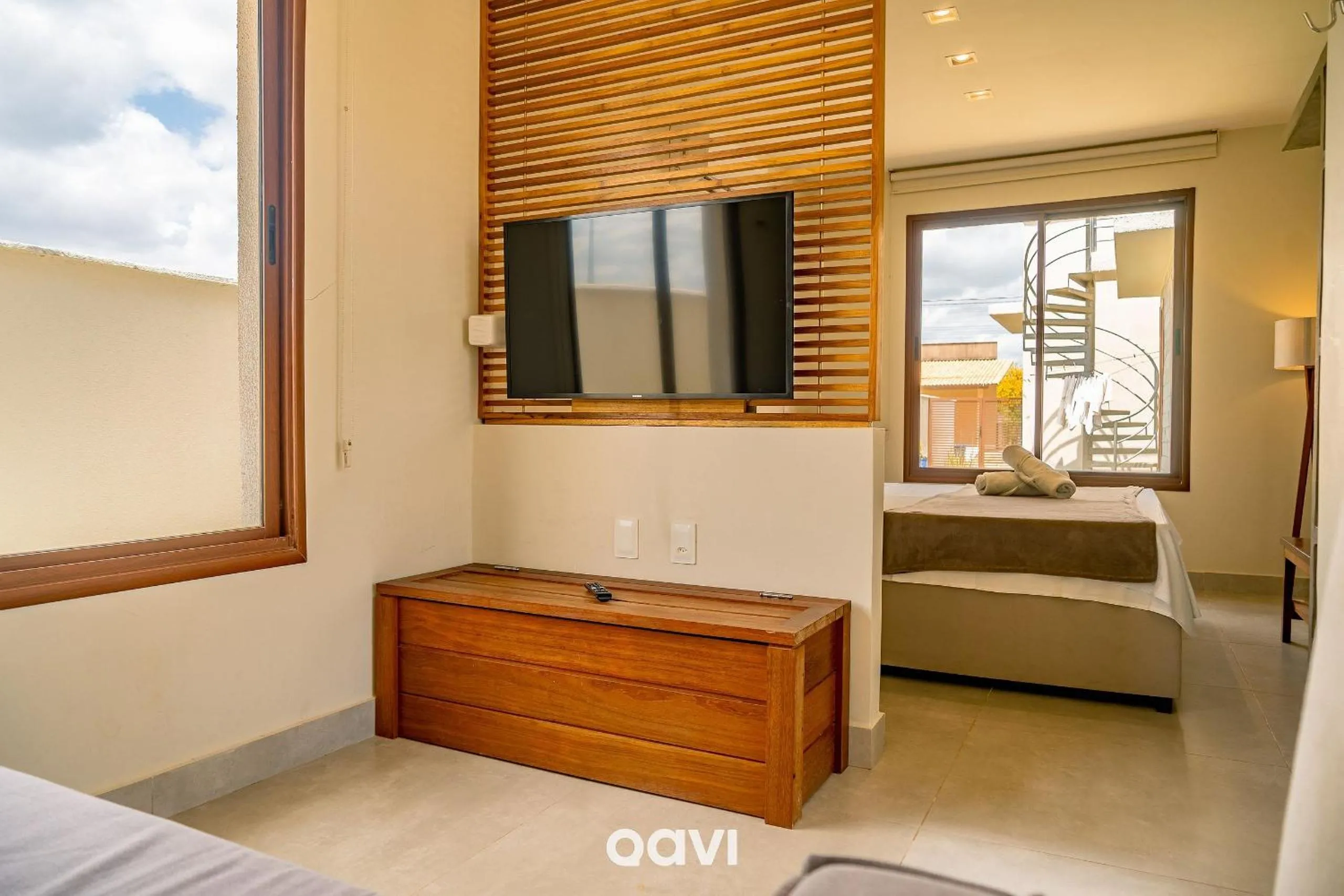 Bedroom, Bed in Villa Makani no Shamballa by Qavi