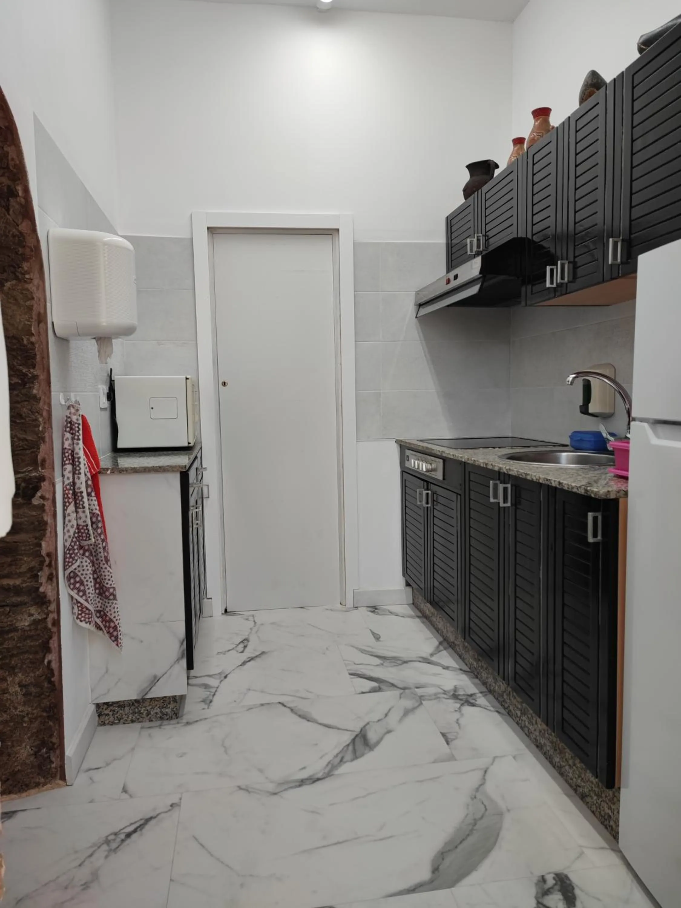 Kitchen or kitchenette in Pension-Albergue Don Alvaro