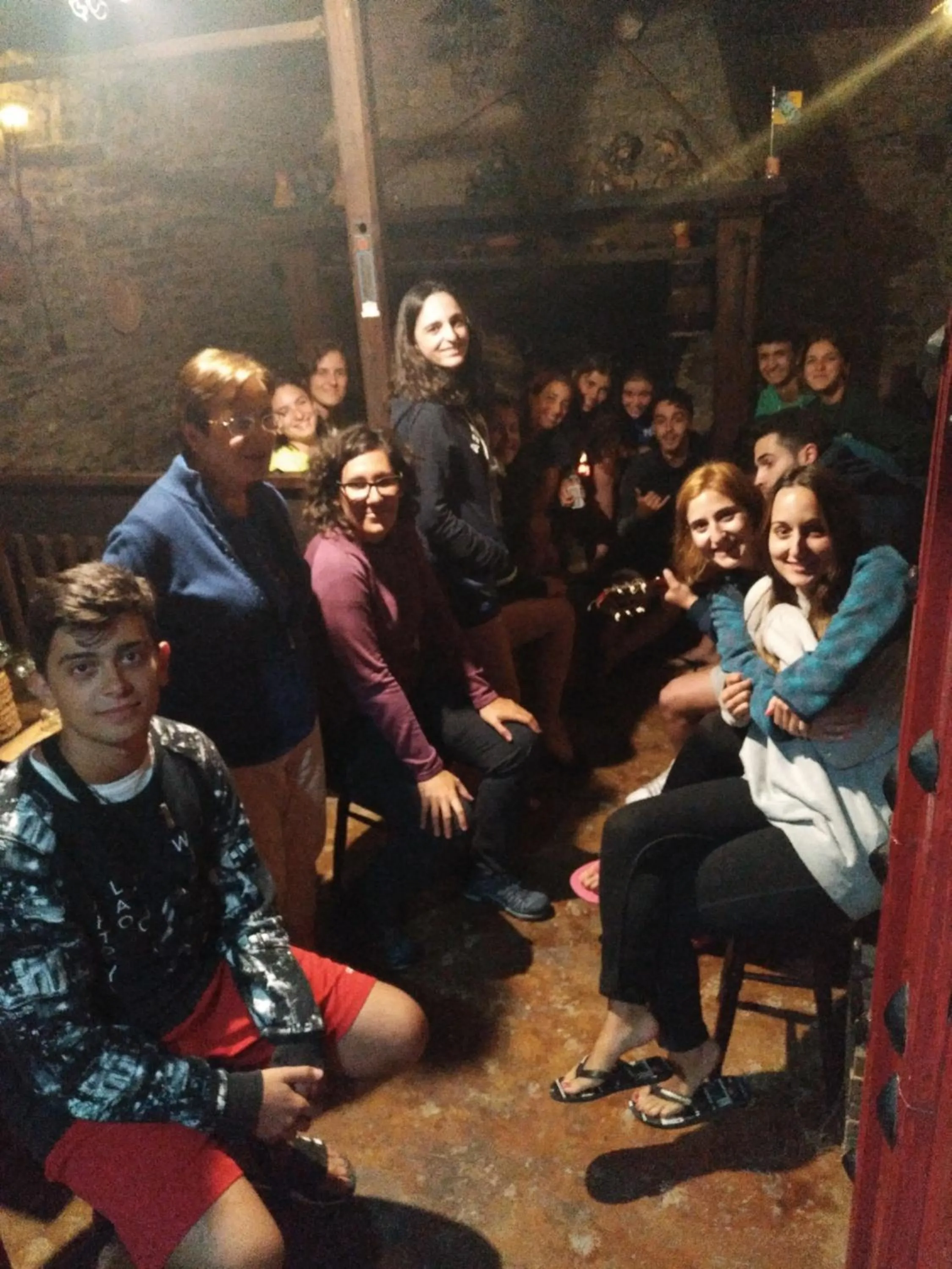 Communal lounge/ TV room in Pension-Albergue Don Alvaro