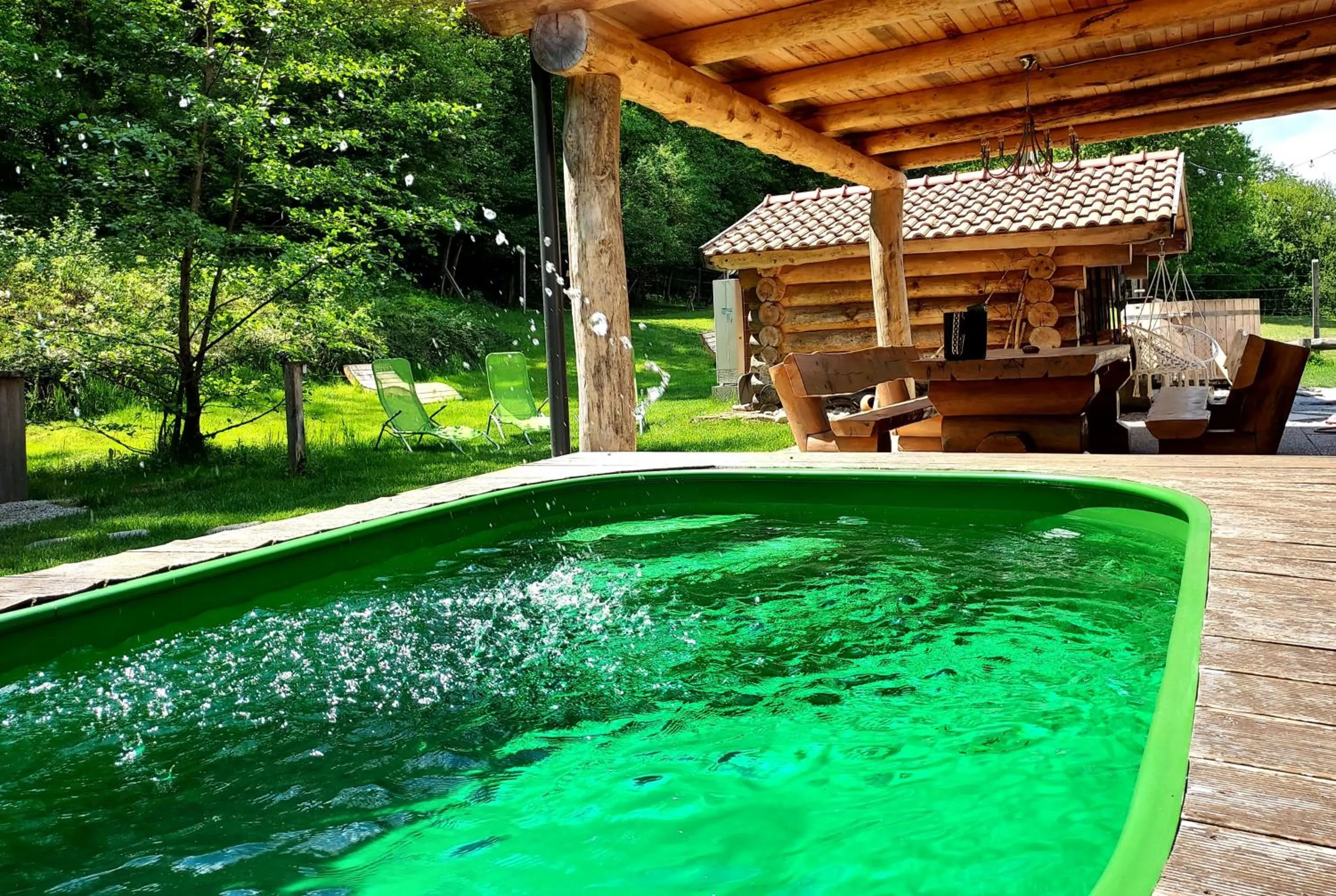 Swimming pool in Koča na samem