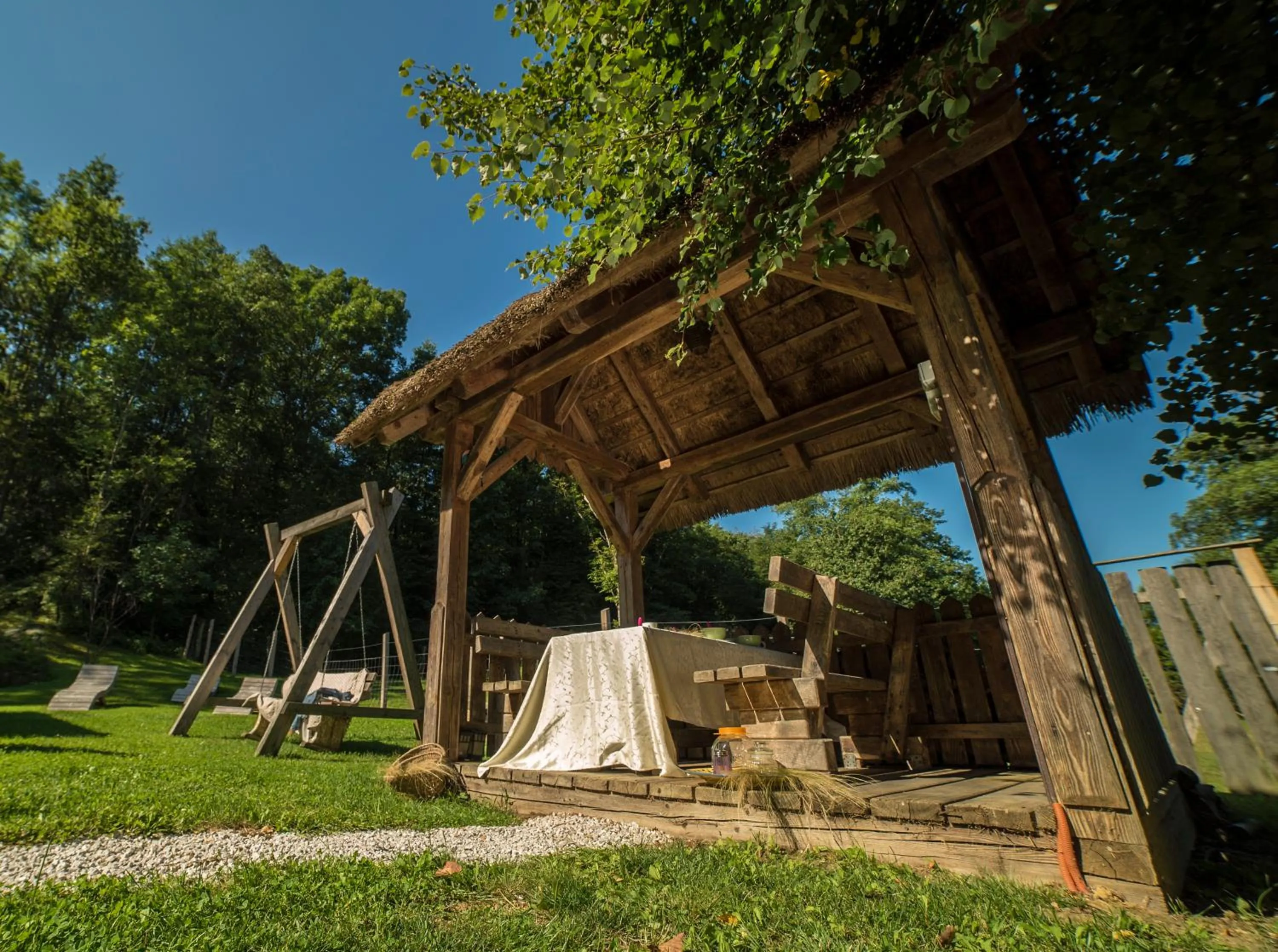 Garden in Koča na samem