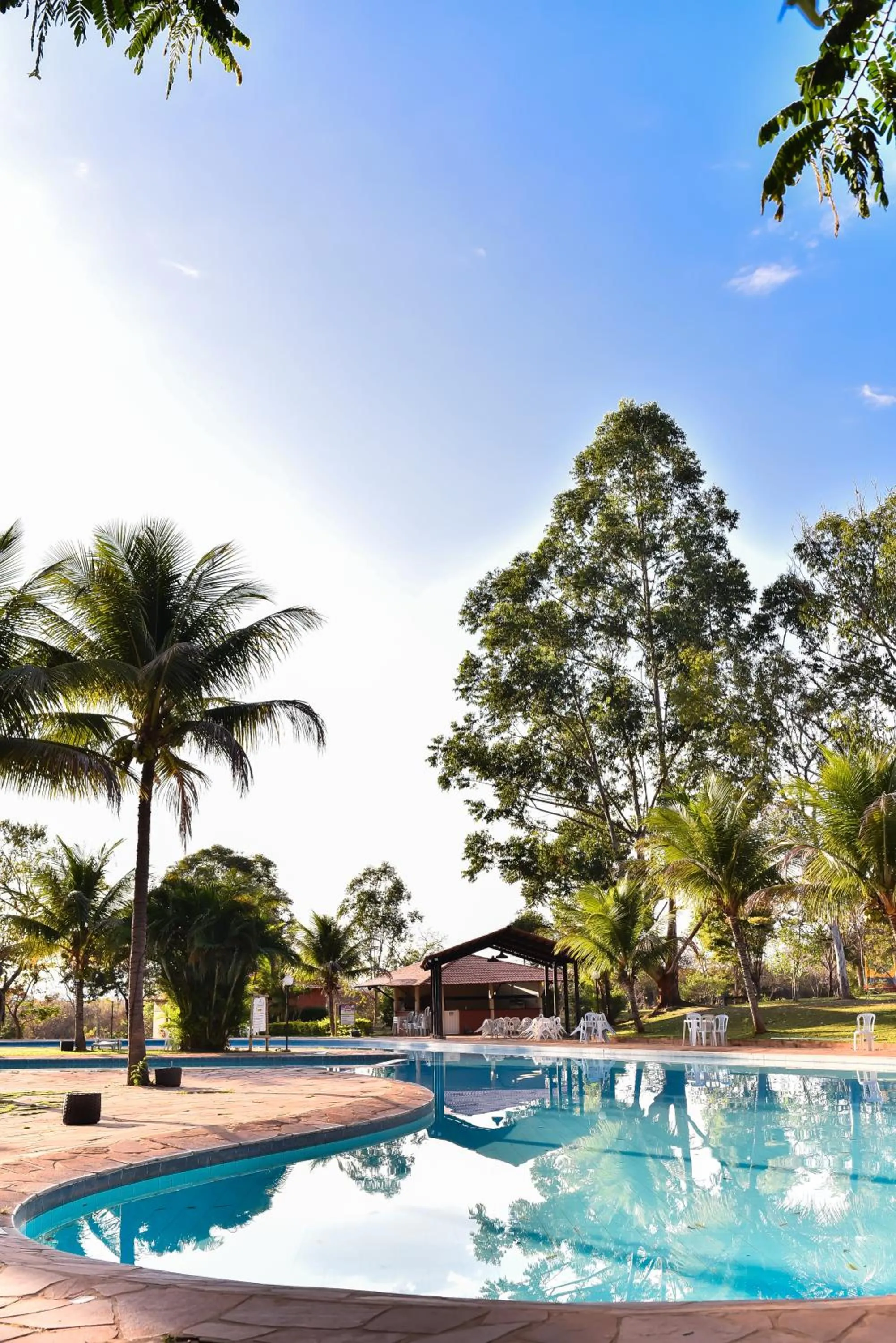 Swimming pool in Hotel Fazenda Bonjuá