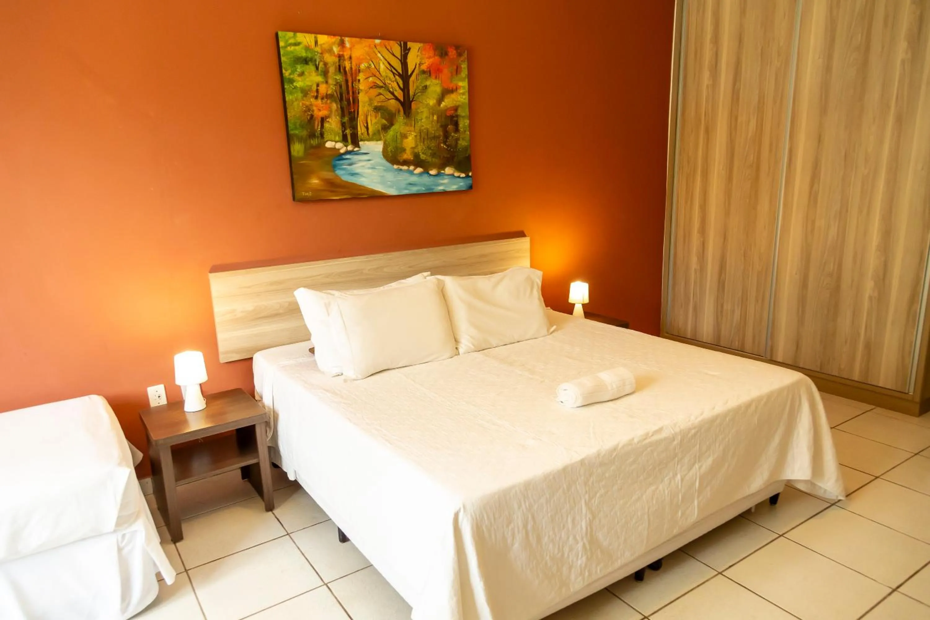 Bedroom, Bed in Hotel Fazenda Bonjuá