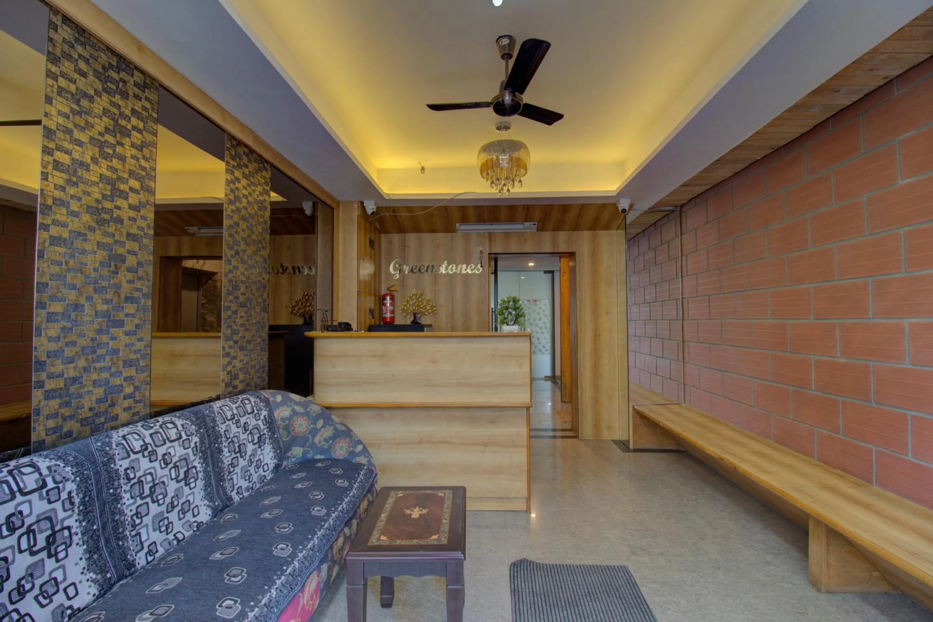 Seating area in Greenstones Boutique Hotel