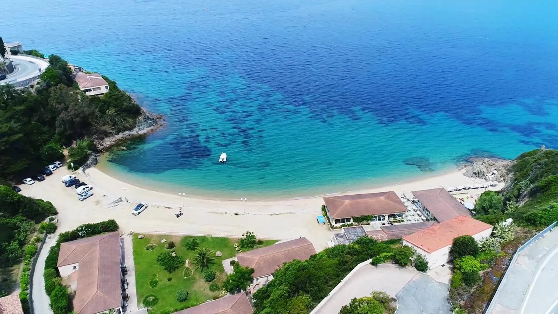 Bird's eye view in Hôtel Sampiero