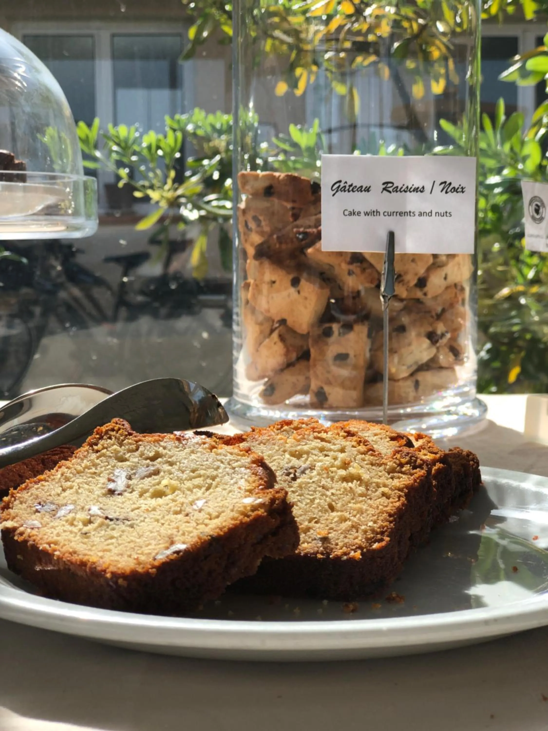 Continental breakfast in Hôtel Sampiero