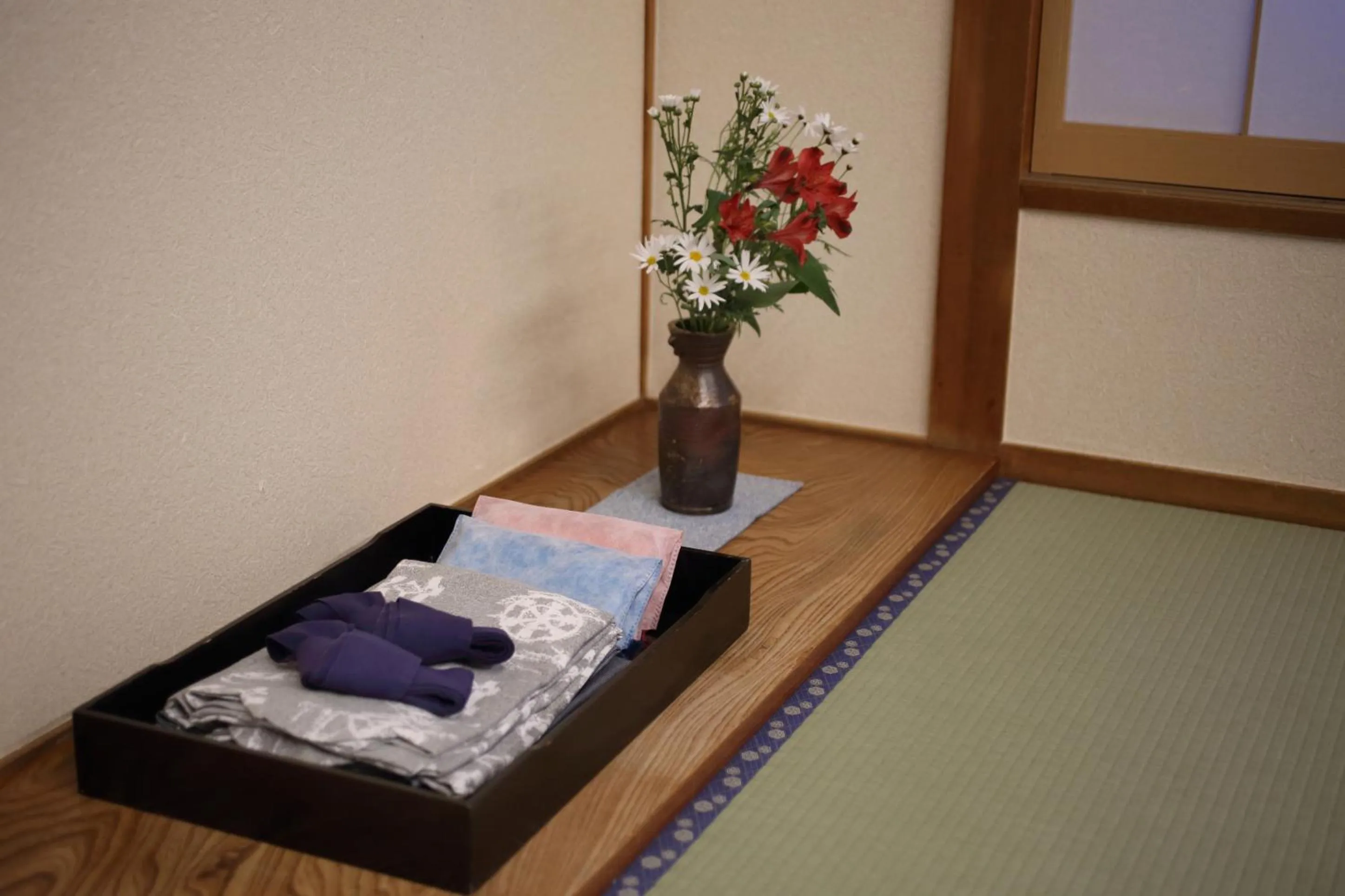 towels, Bed in Saga Grace Hotel