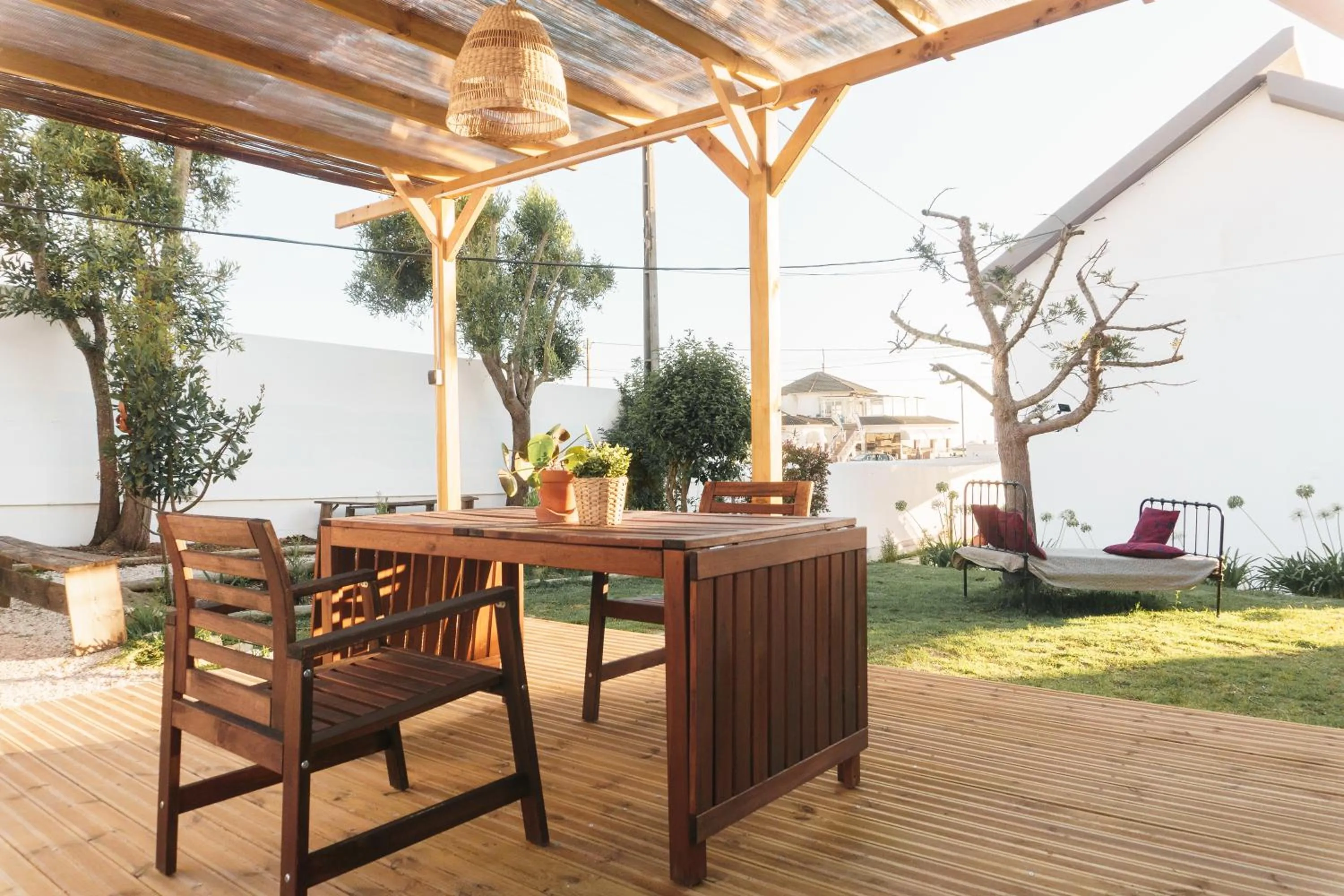 Garden in Hospedium Hostel República Surf House