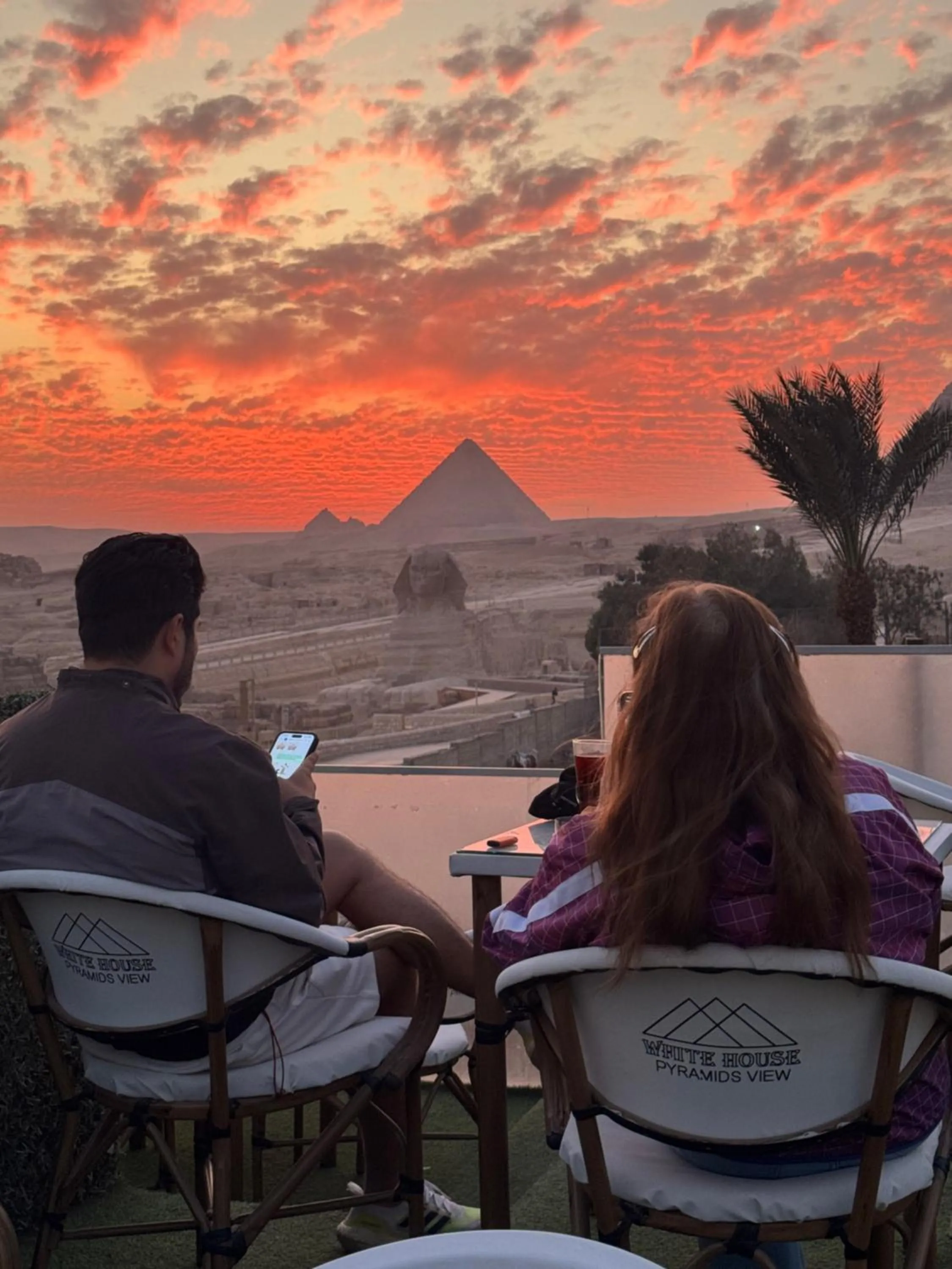 White House Pyramids view
