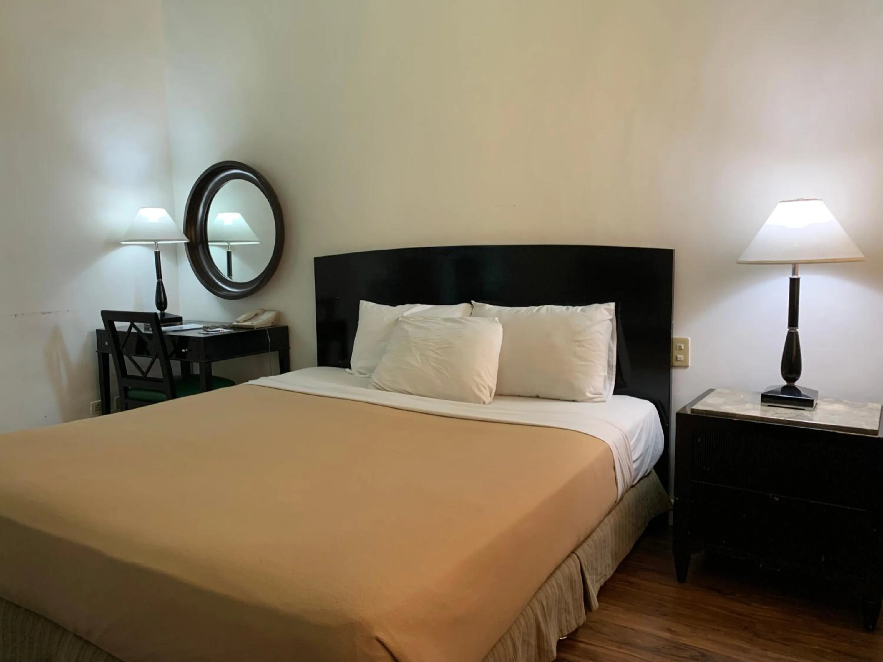 Bed in Pearl Manila Hotel