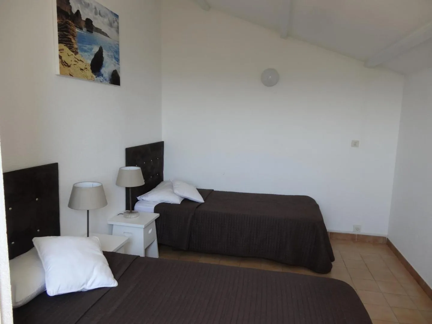 Bed in Residence Bellavista à Santa Giulia, proche de la plage et vue mer