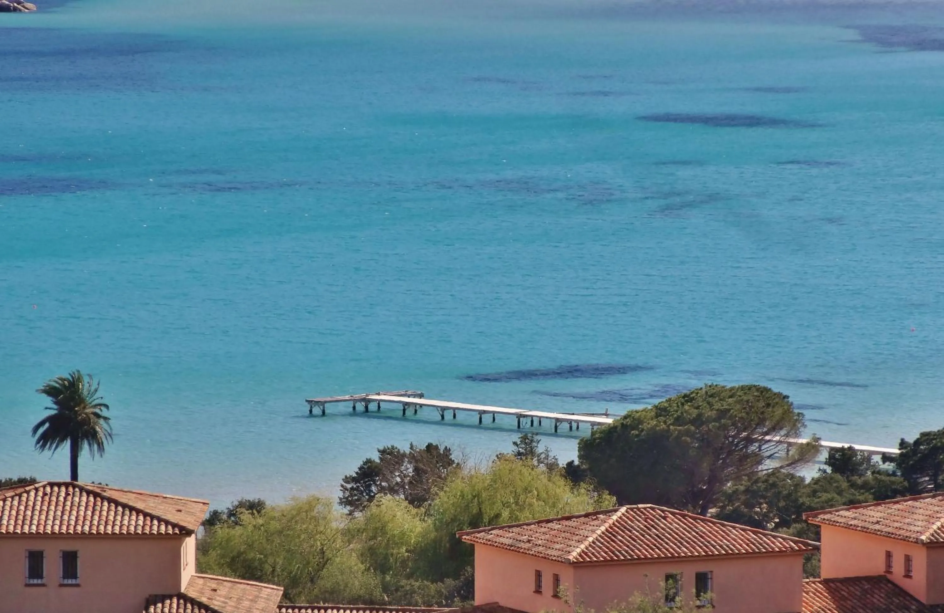 View (from property/room) in Residence Bellavista à Santa Giulia, proche de la plage et vue mer