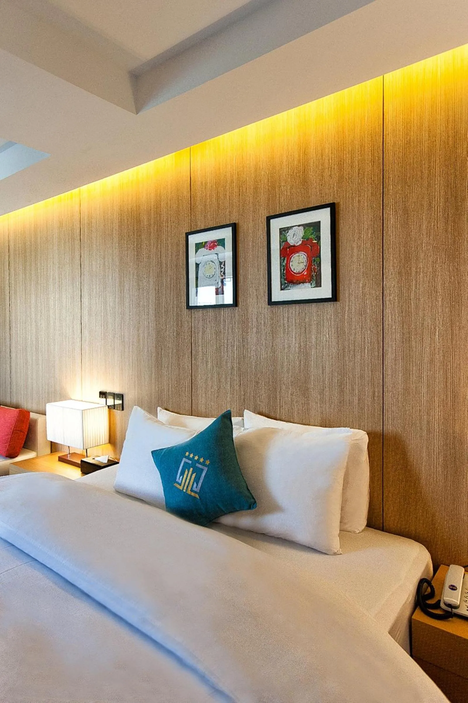 Bed in Golden Hotel Incheon