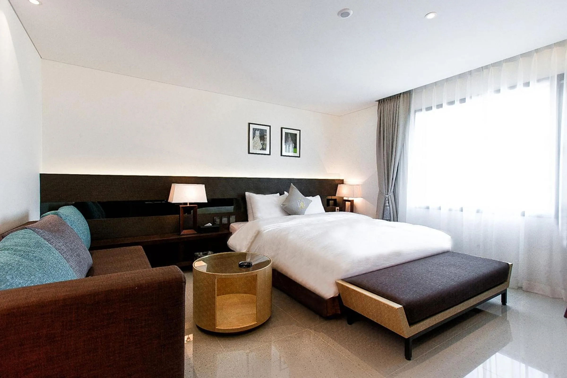 Bed in Golden Hotel Incheon