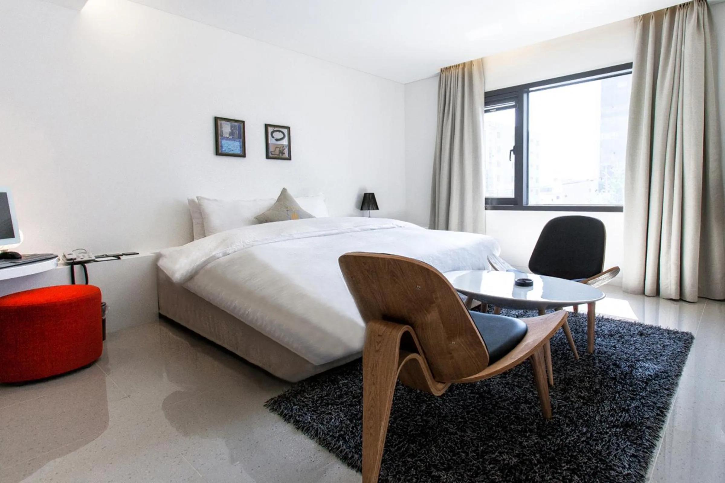 Decorative detail, Bed in Golden Hotel Incheon