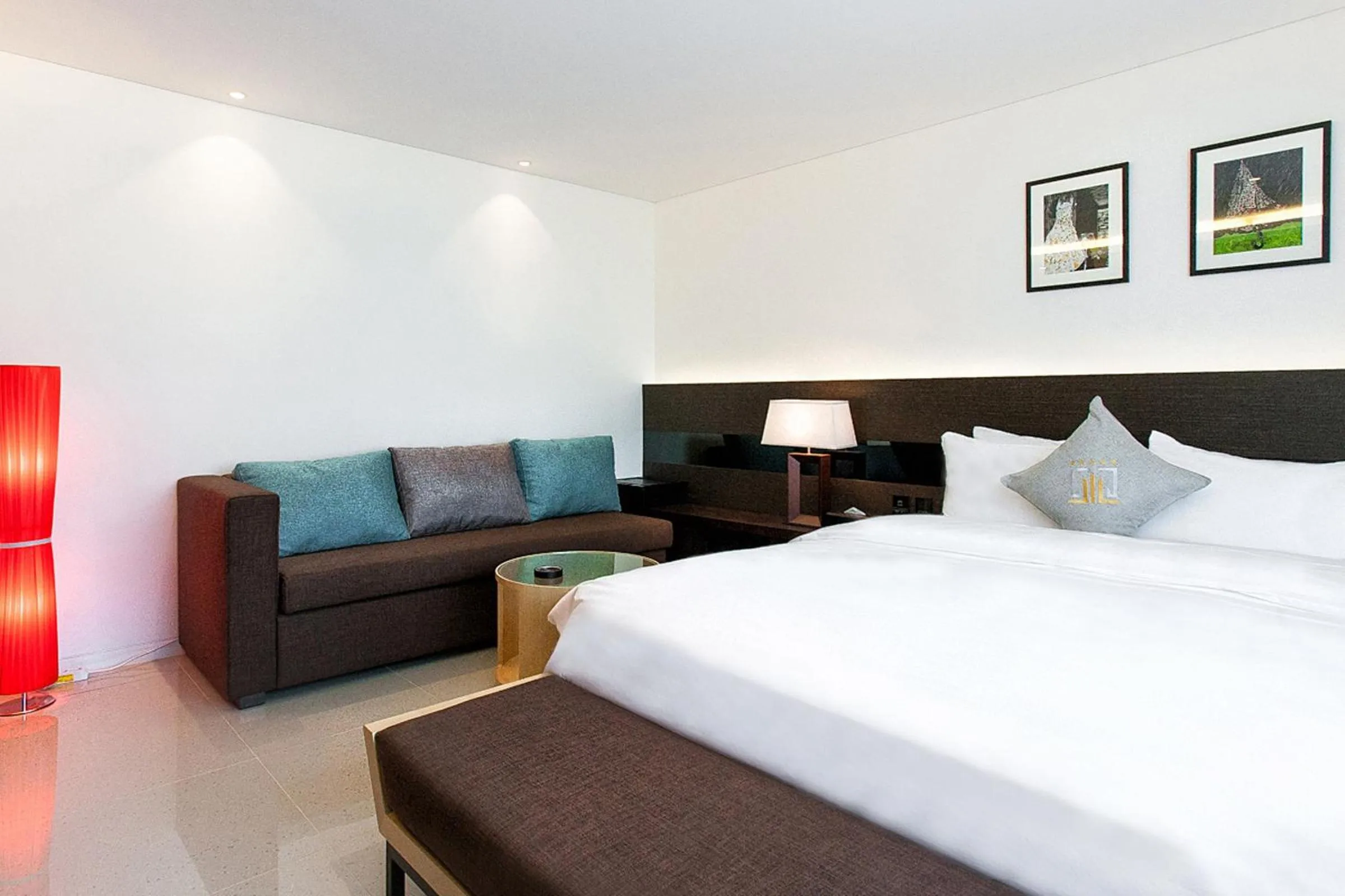 Bedroom, Bed in Golden Hotel Incheon