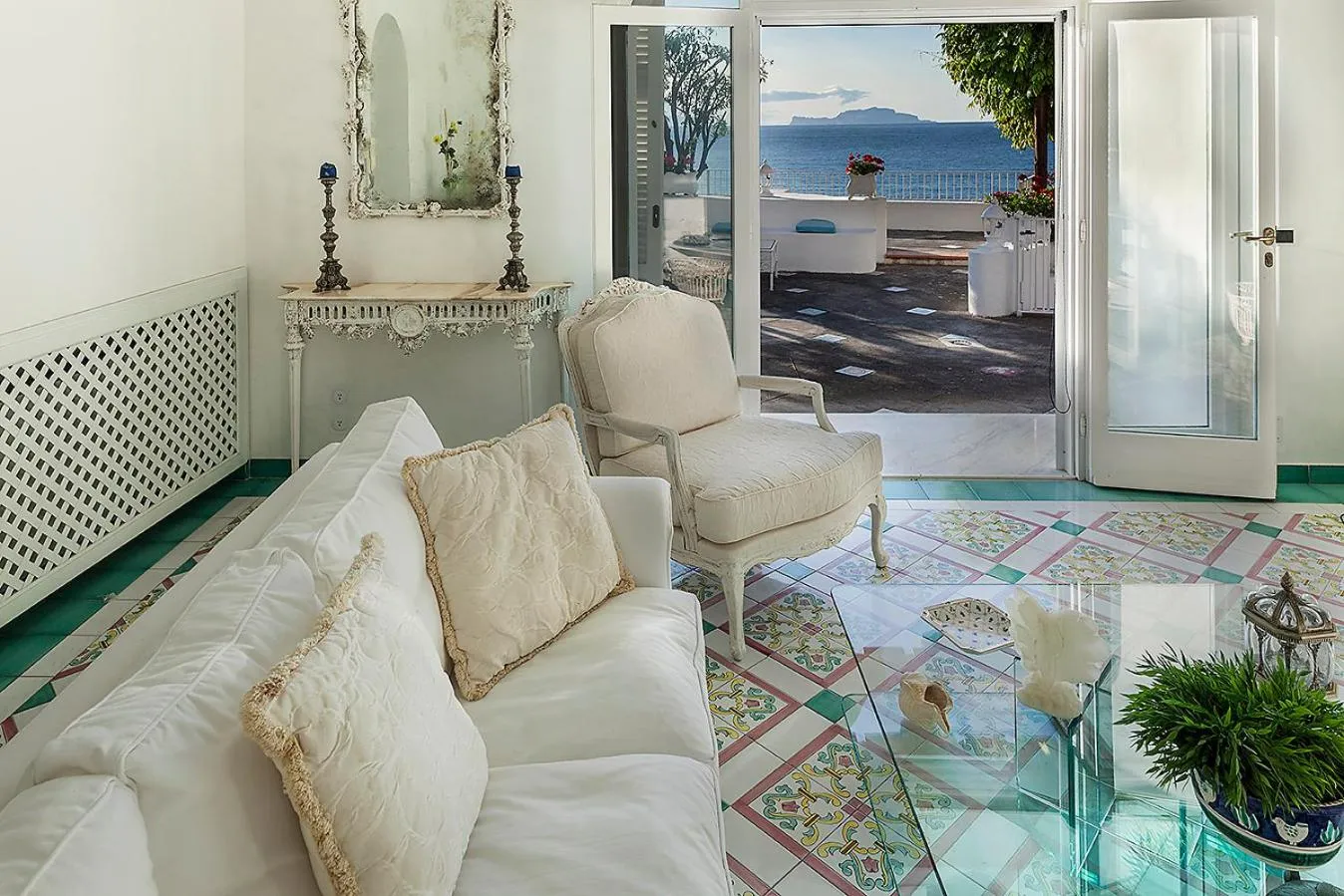 Seating area in La Villa Resort & Spa