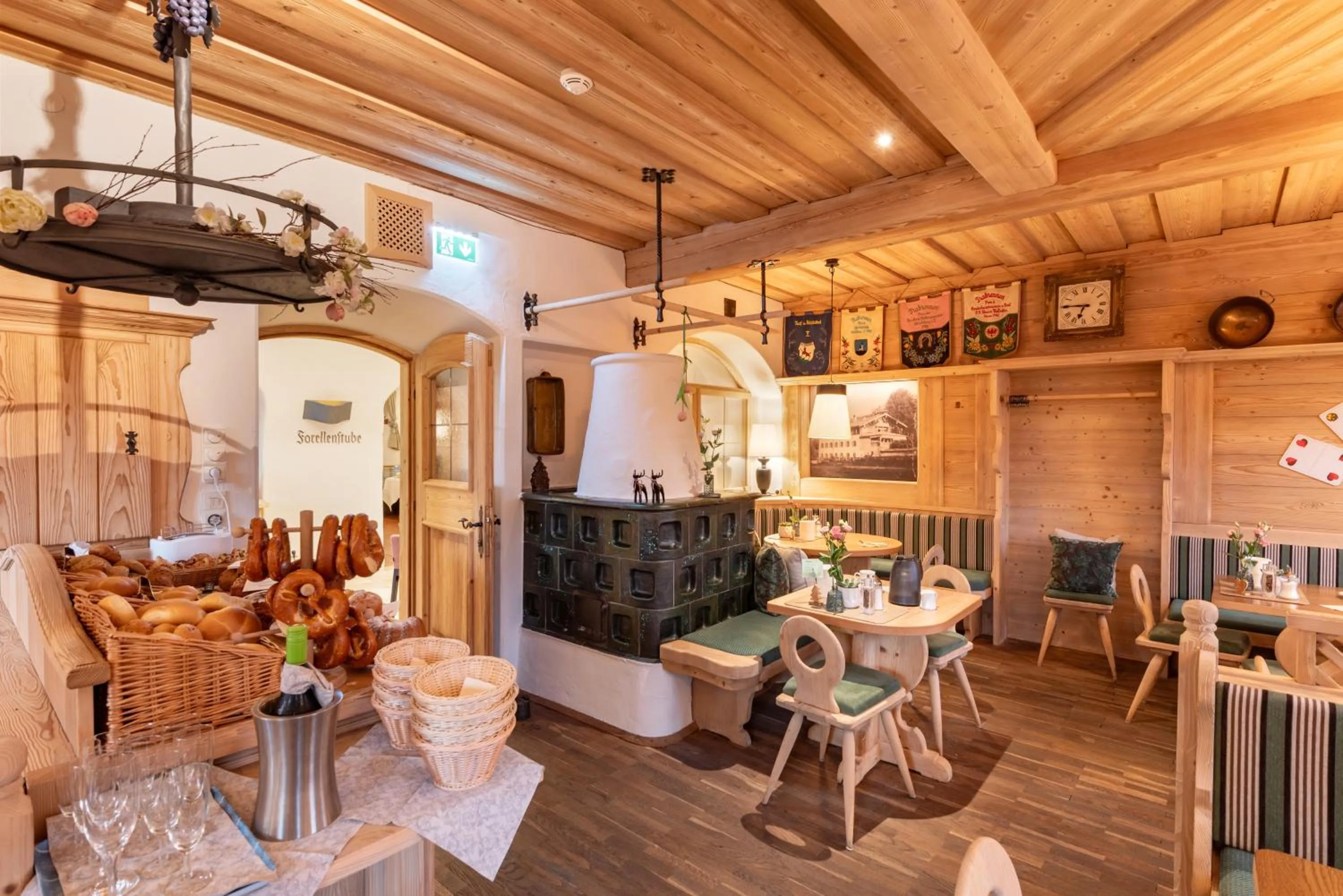 Seating area in Alpen Glück Hotel Unterm Rain garni