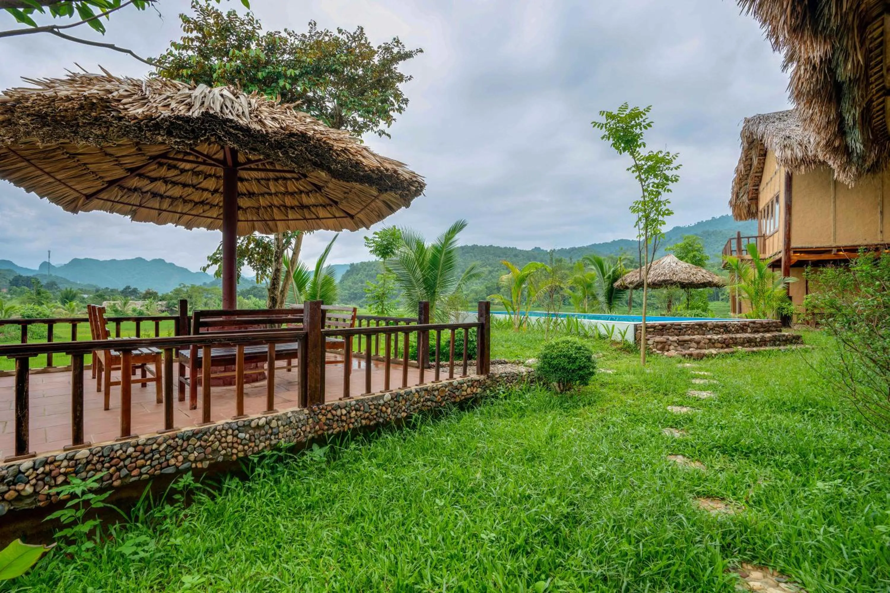 Natural landscape in Mai Chau Onsen Retreat
