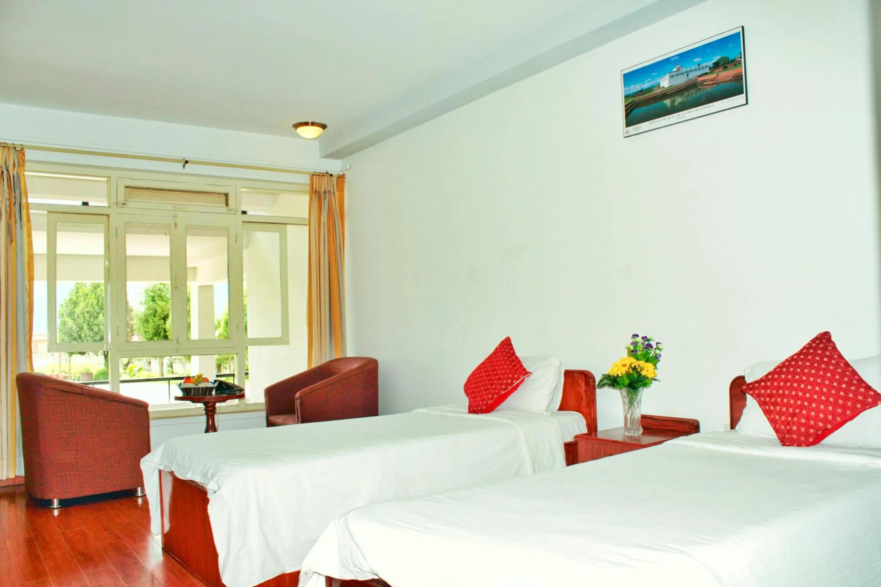 Bed in Hotel Mystic Buddha