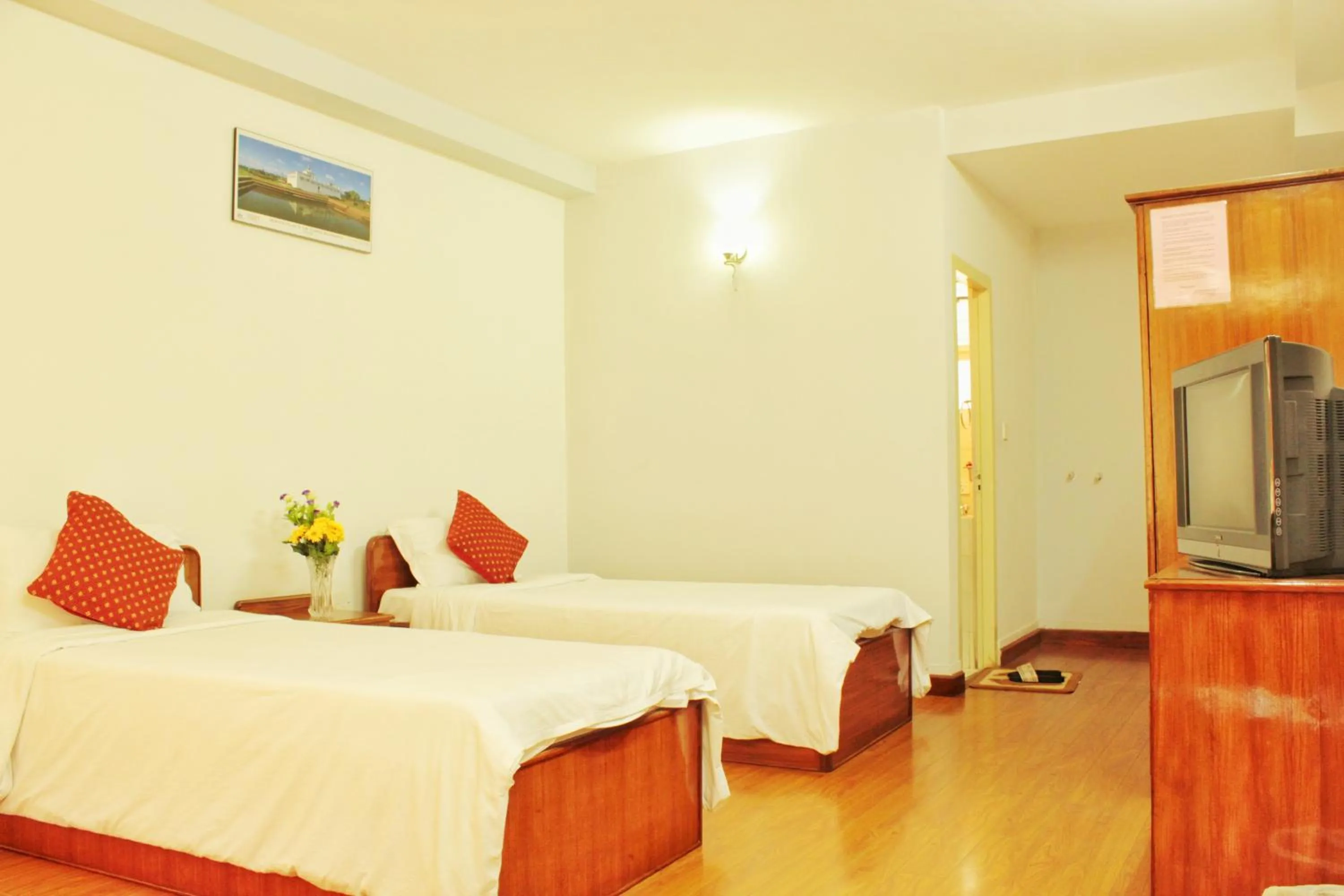 Bed in Hotel Mystic Buddha