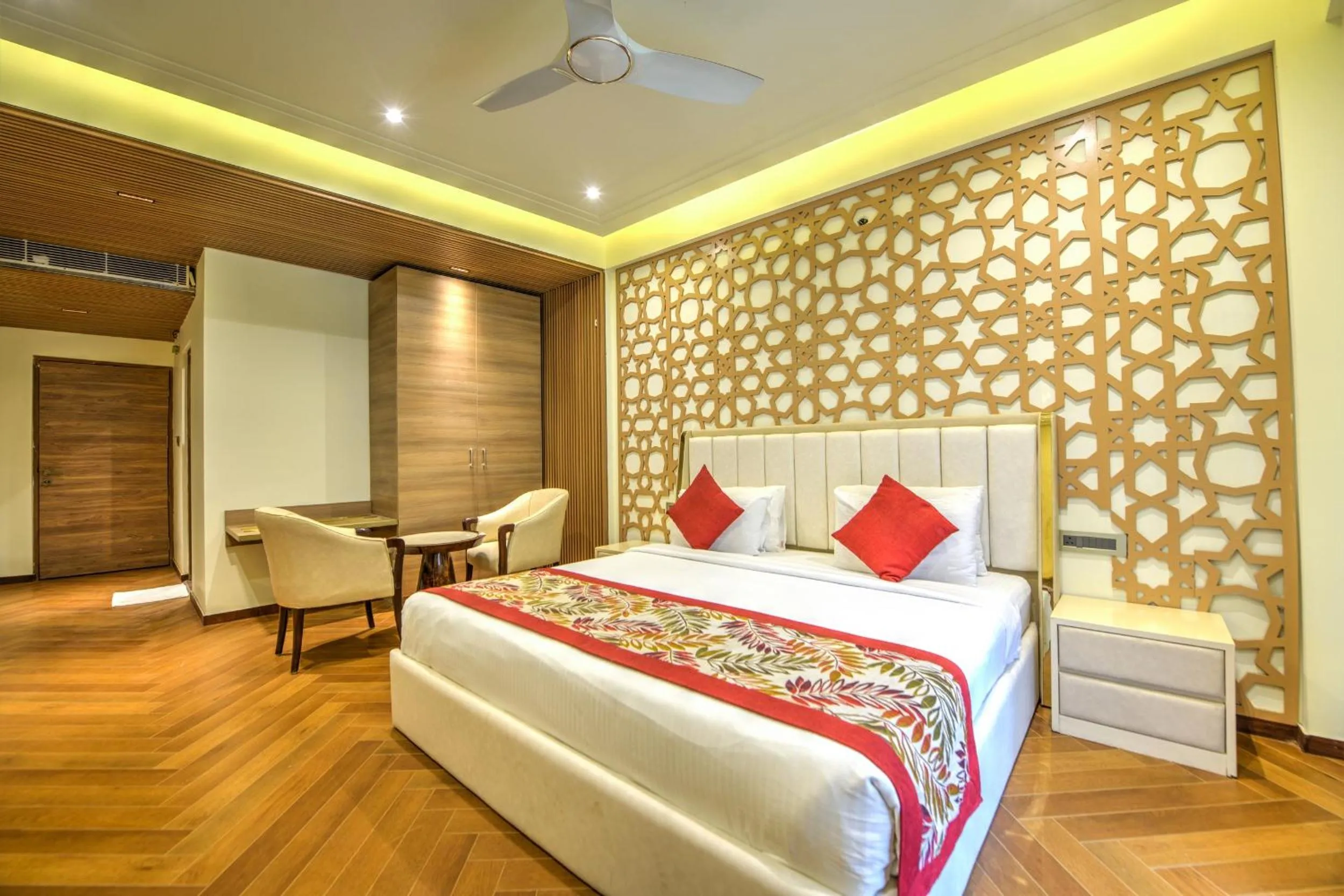 Bed in Silver Sand Beach Resort Havelock