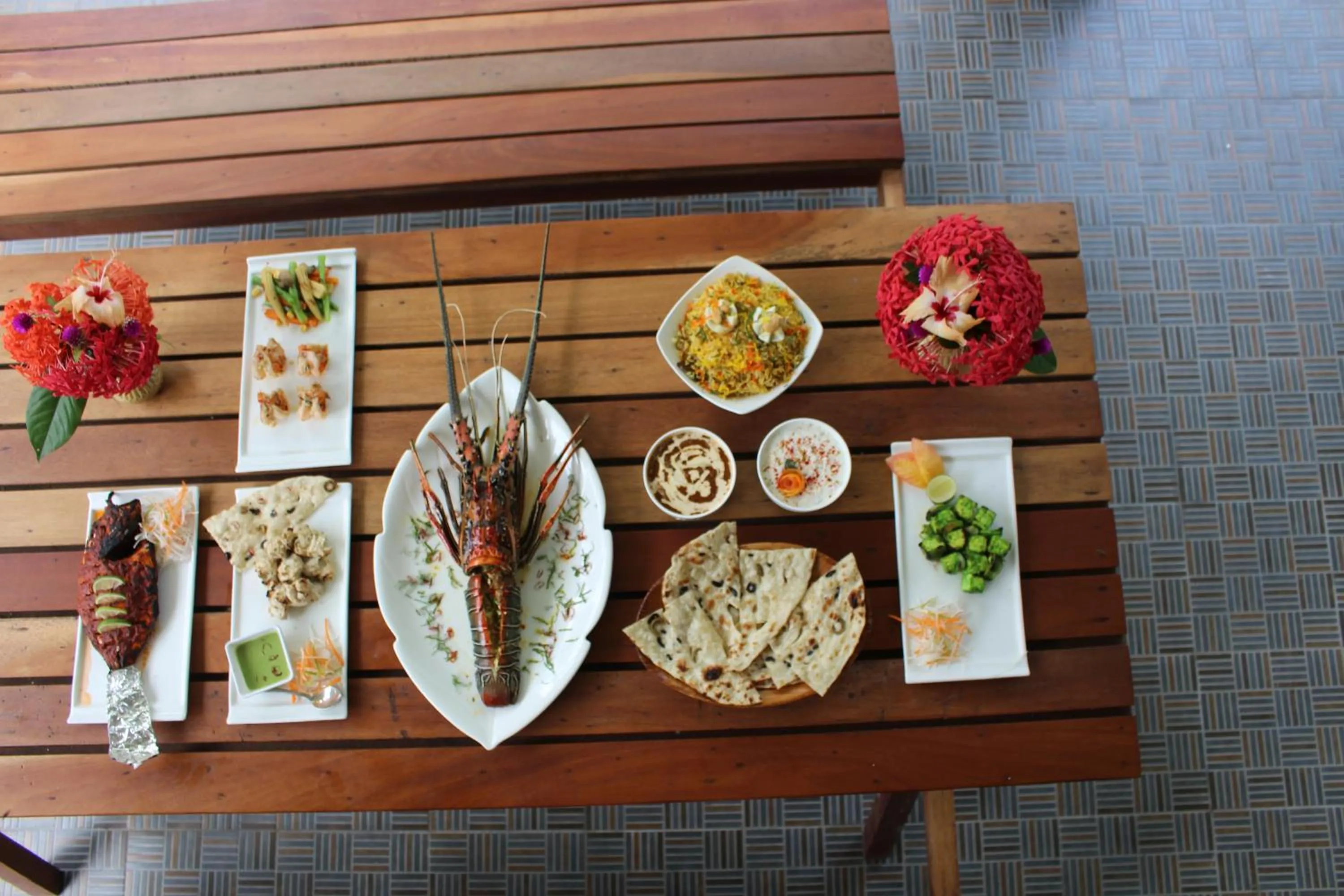 Food in Silver Sand Beach Resort Havelock