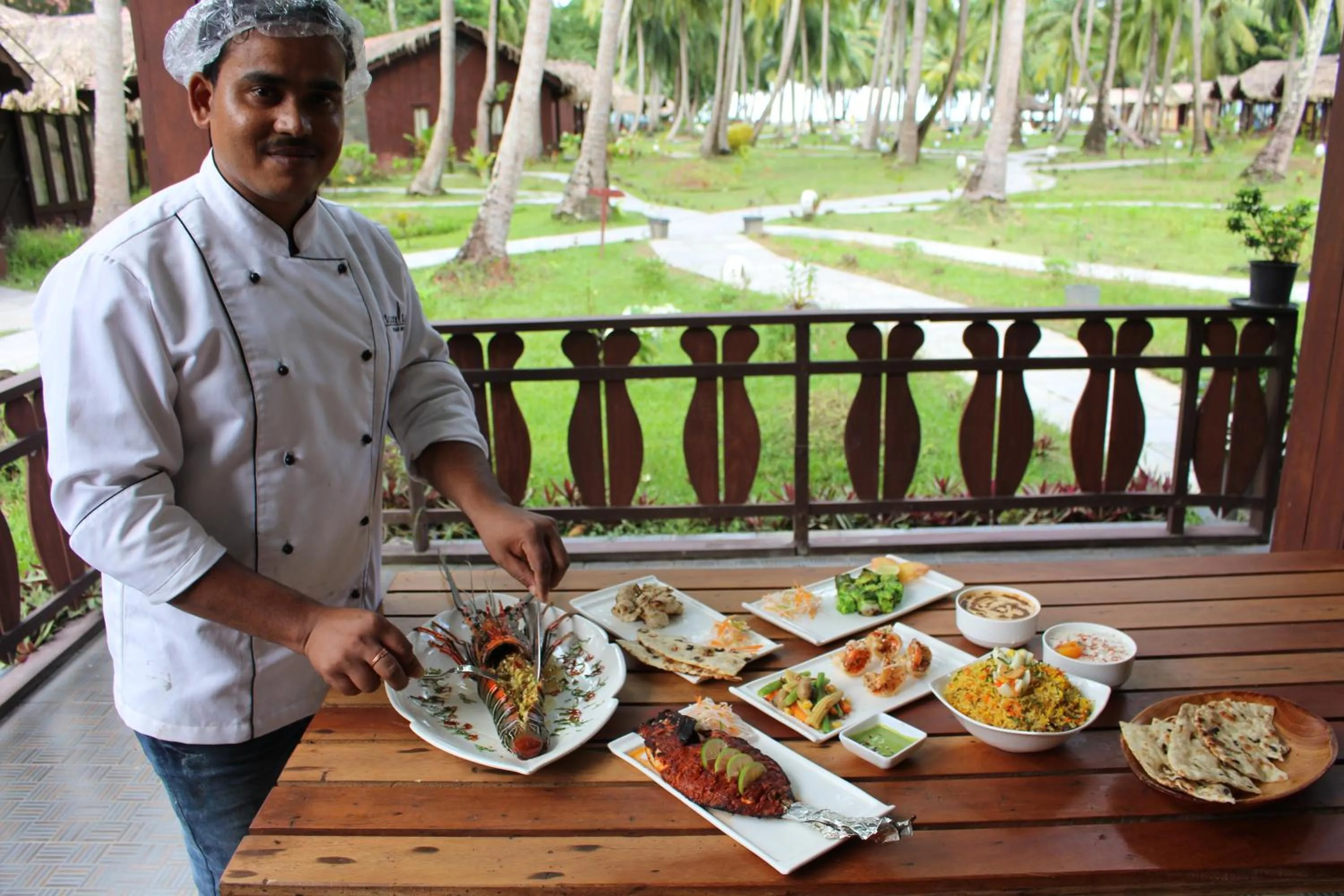 Food in Silver Sand Beach Resort Havelock