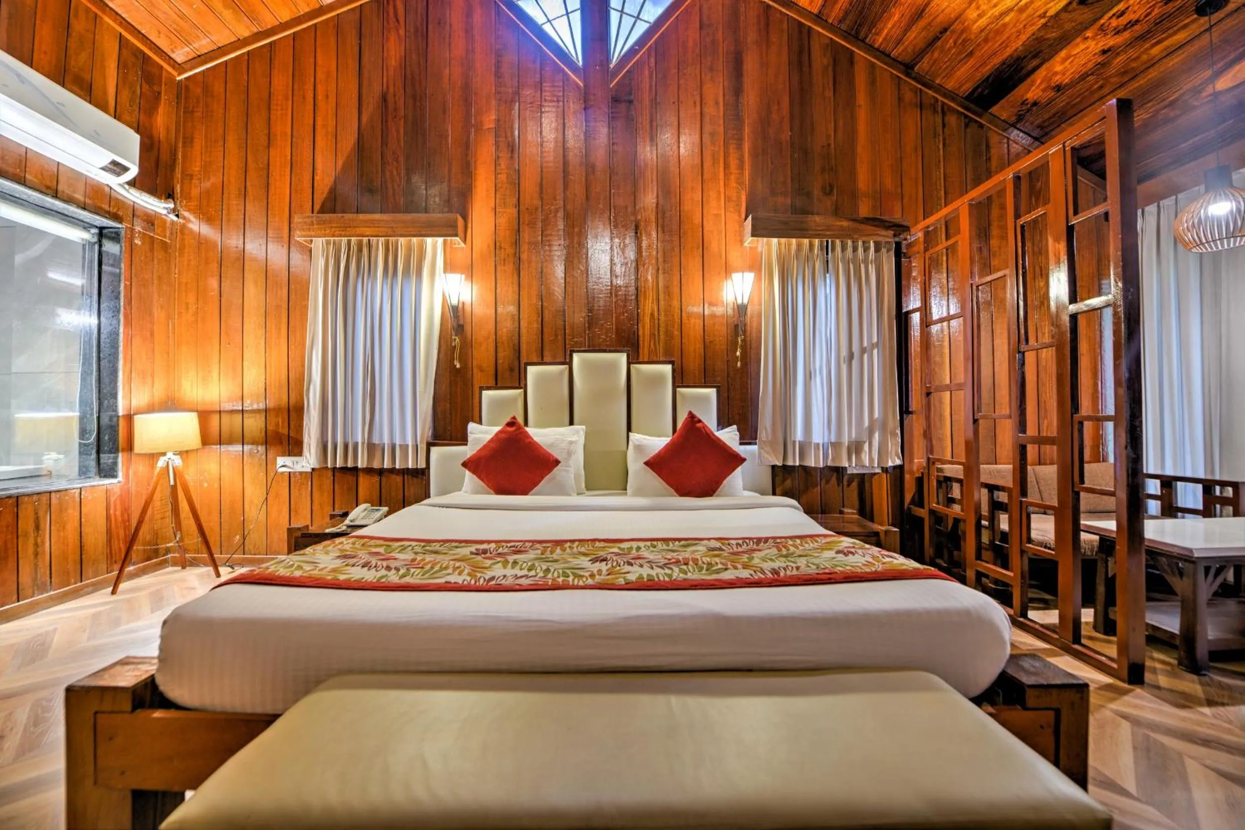 Bed in Silver Sand Beach Resort Havelock
