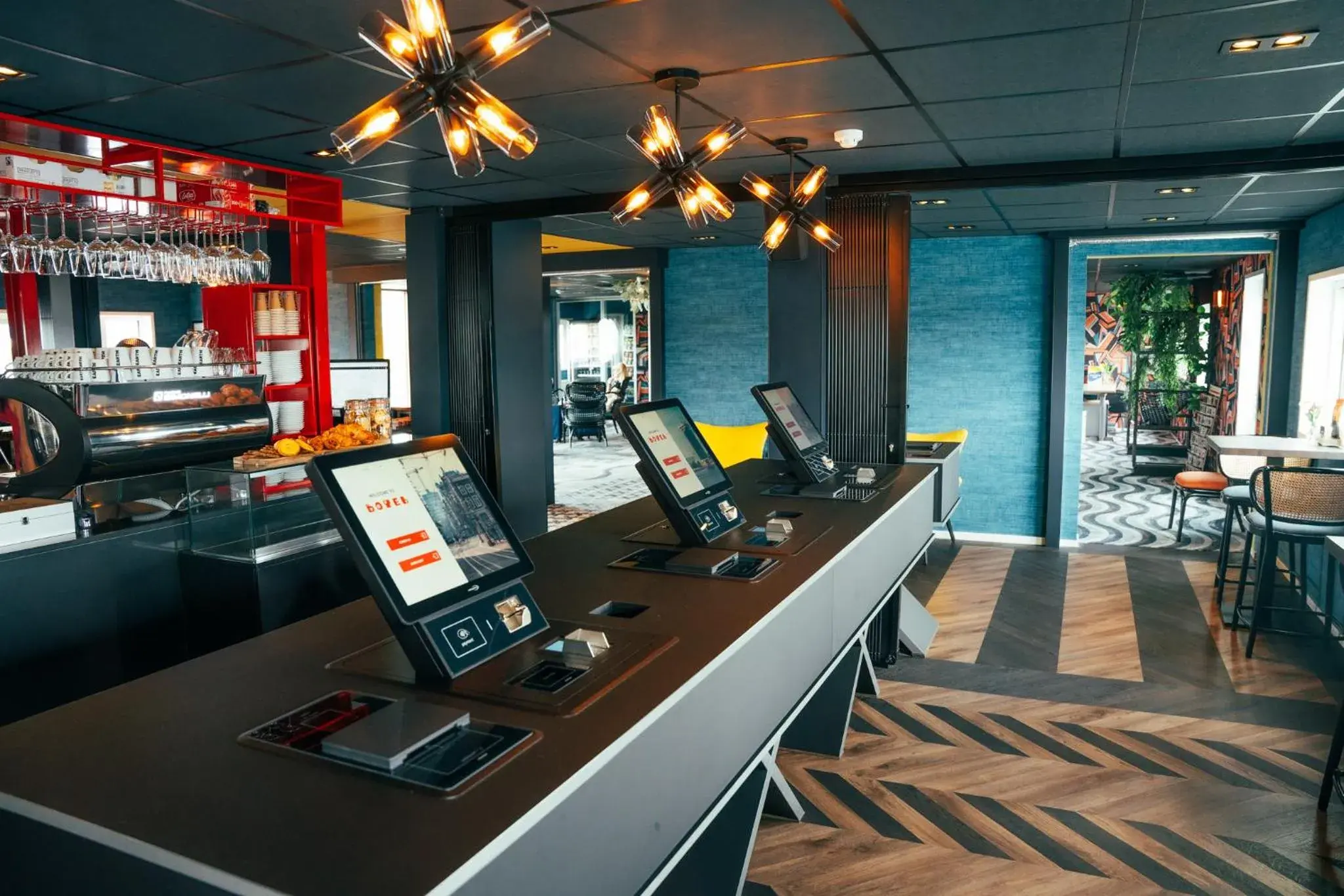 Lobby or reception in Botel Lobby or reception in Botel