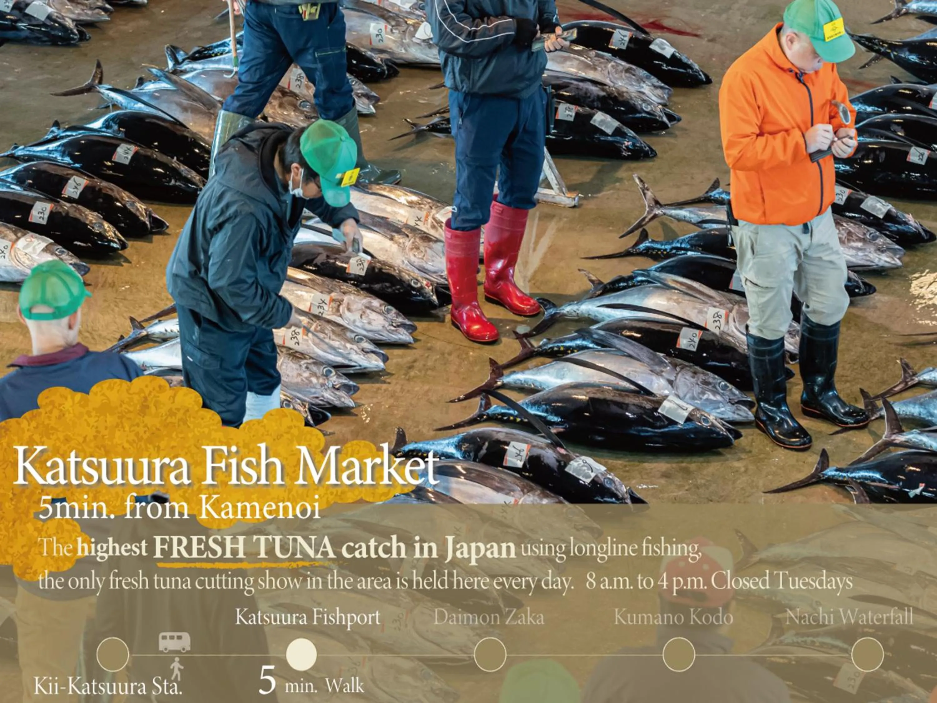 Nearby landmark in KAMENOI HOTEL Nachi Katsuura