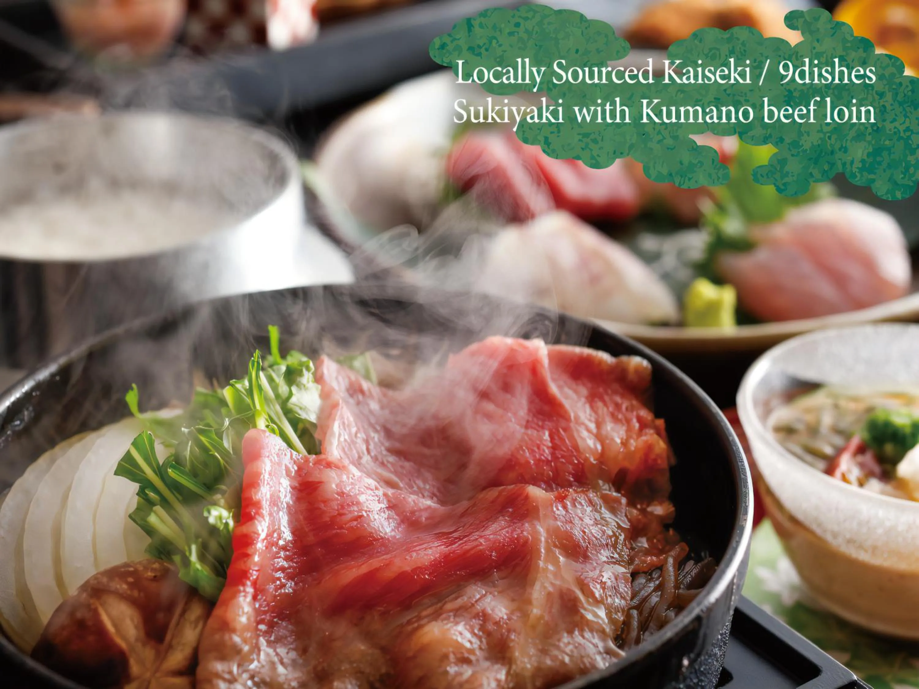 Dinner in KAMENOI HOTEL Nachi Katsuura