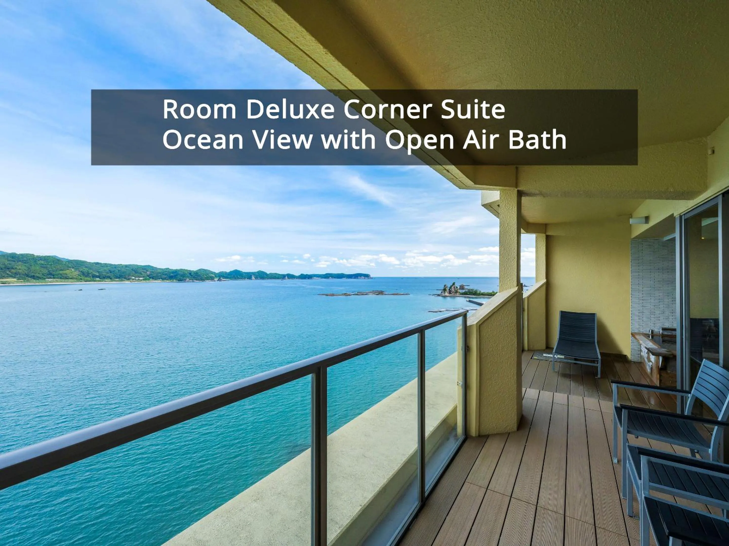 Balcony/Terrace in KAMENOI HOTEL Nachi Katsuura