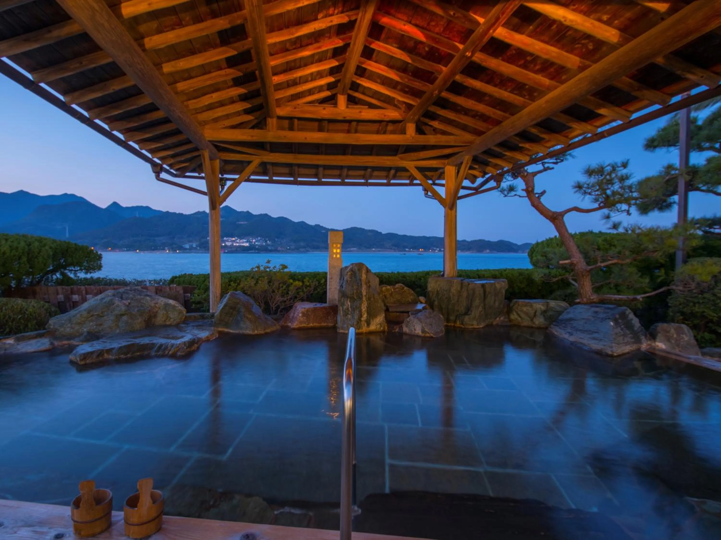 Hot Spring Bath in KAMENOI HOTEL Nachi Katsuura