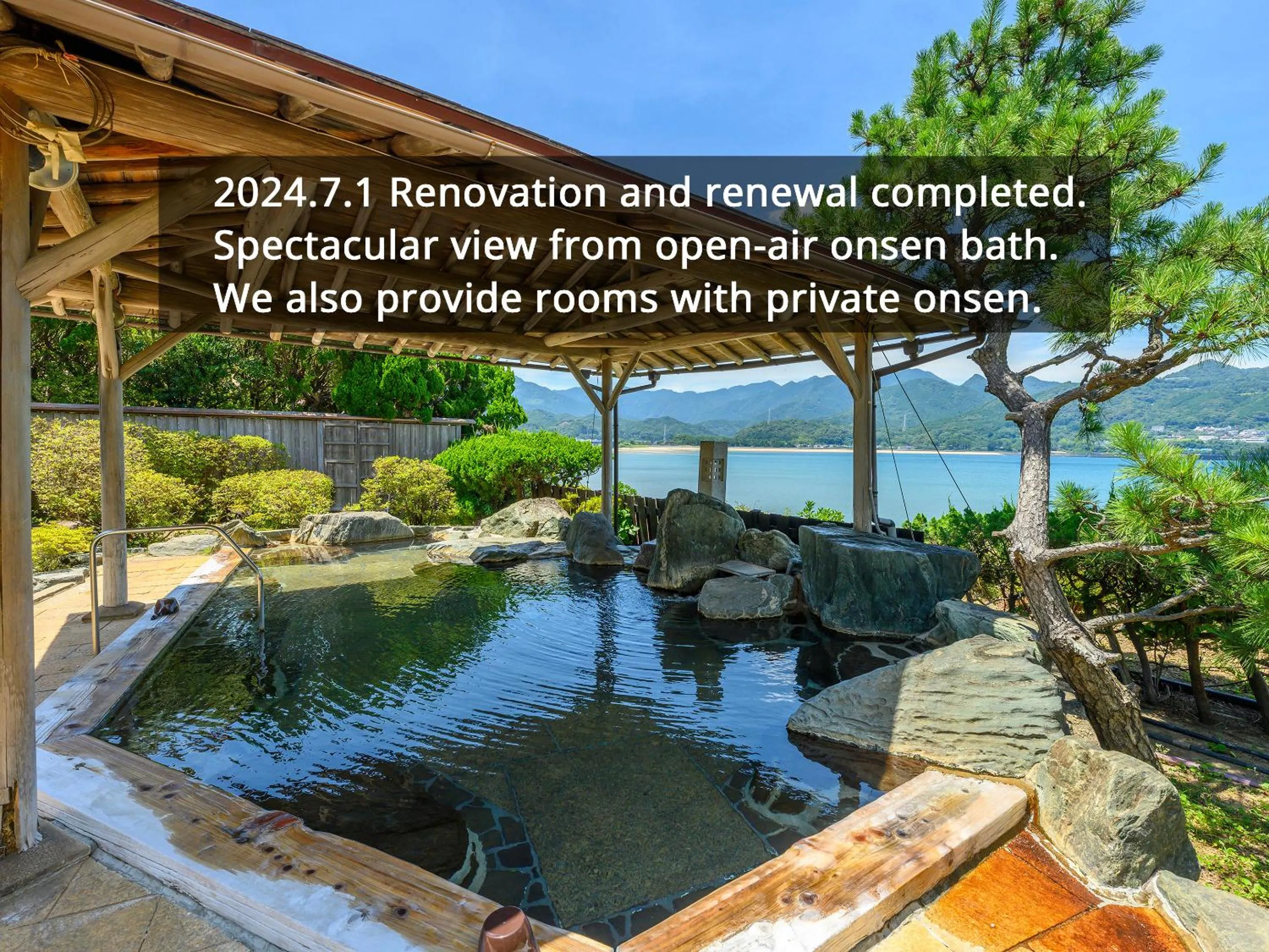 Open Air Bath in KAMENOI HOTEL Nachi Katsuura