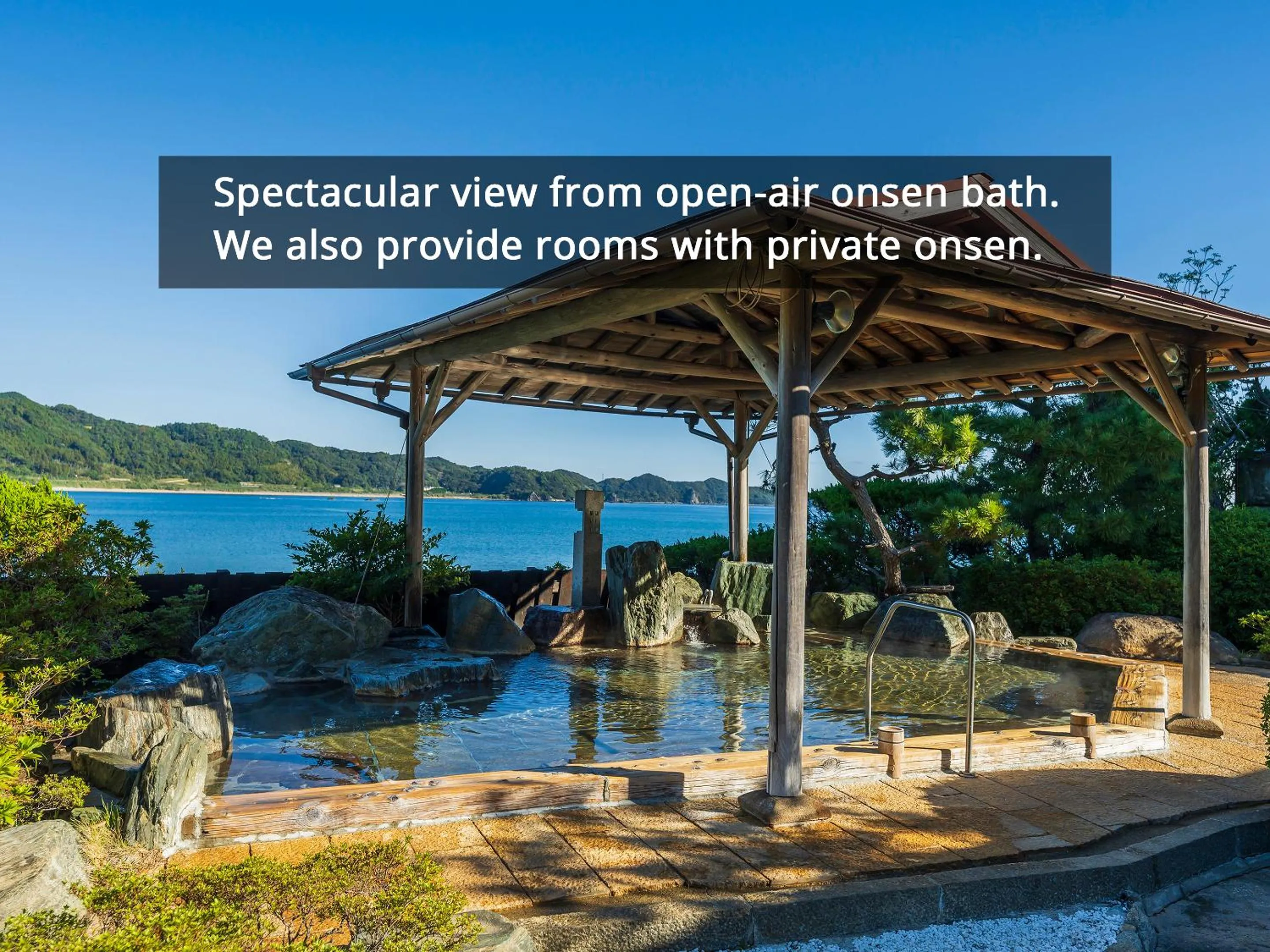 Open Air Bath in KAMENOI HOTEL Nachi Katsuura
